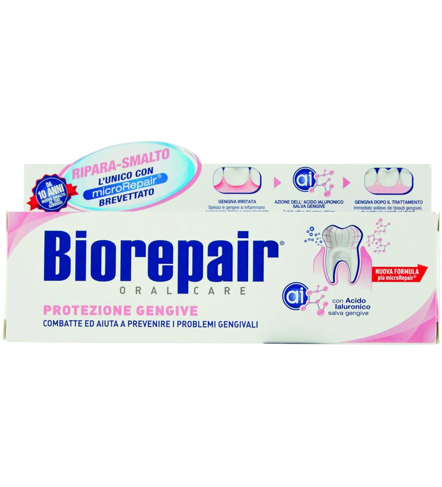 BIOREPAIR Toothpaste for Gums Protection - 75 ml | Optimal Care & Dental Hygiene | International Shipping - Buy Online on GoSupps.com