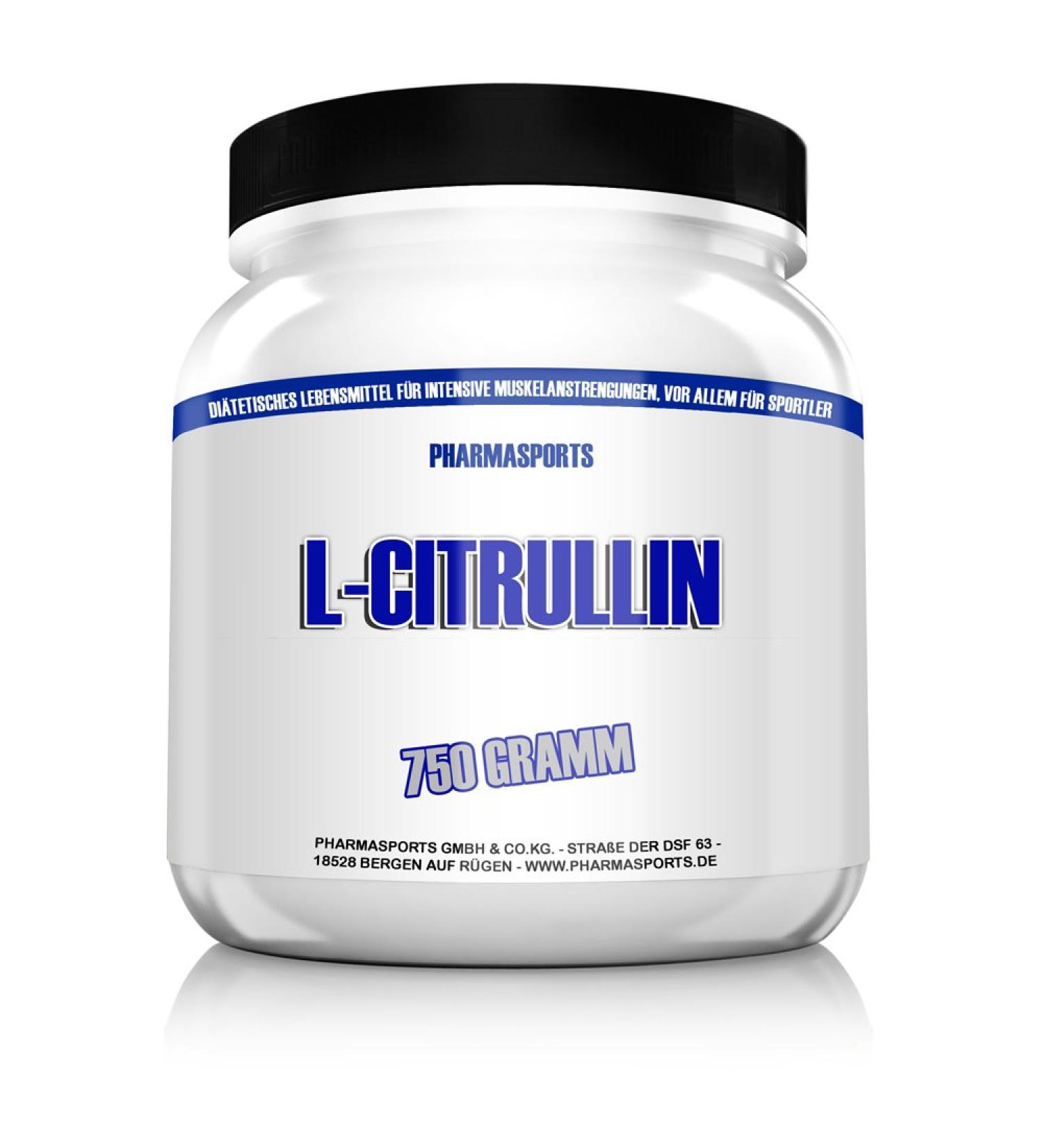 Pharmasports L-Citrulline - 750 grams of pure L-Citrulline Malate powder