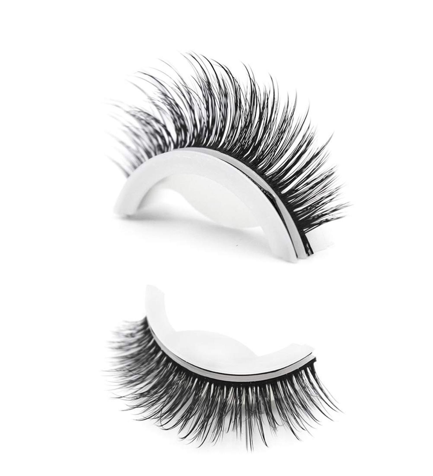Self Adhesive Eyelashes Reusable Eye Lashes Natural False Eyelashes False Eyelashes Natural Look Reusable Natural 3d Lashes Curly Stick on Eye Lashes Glueless Lash Extensions - Buy Online on GoSupps.com