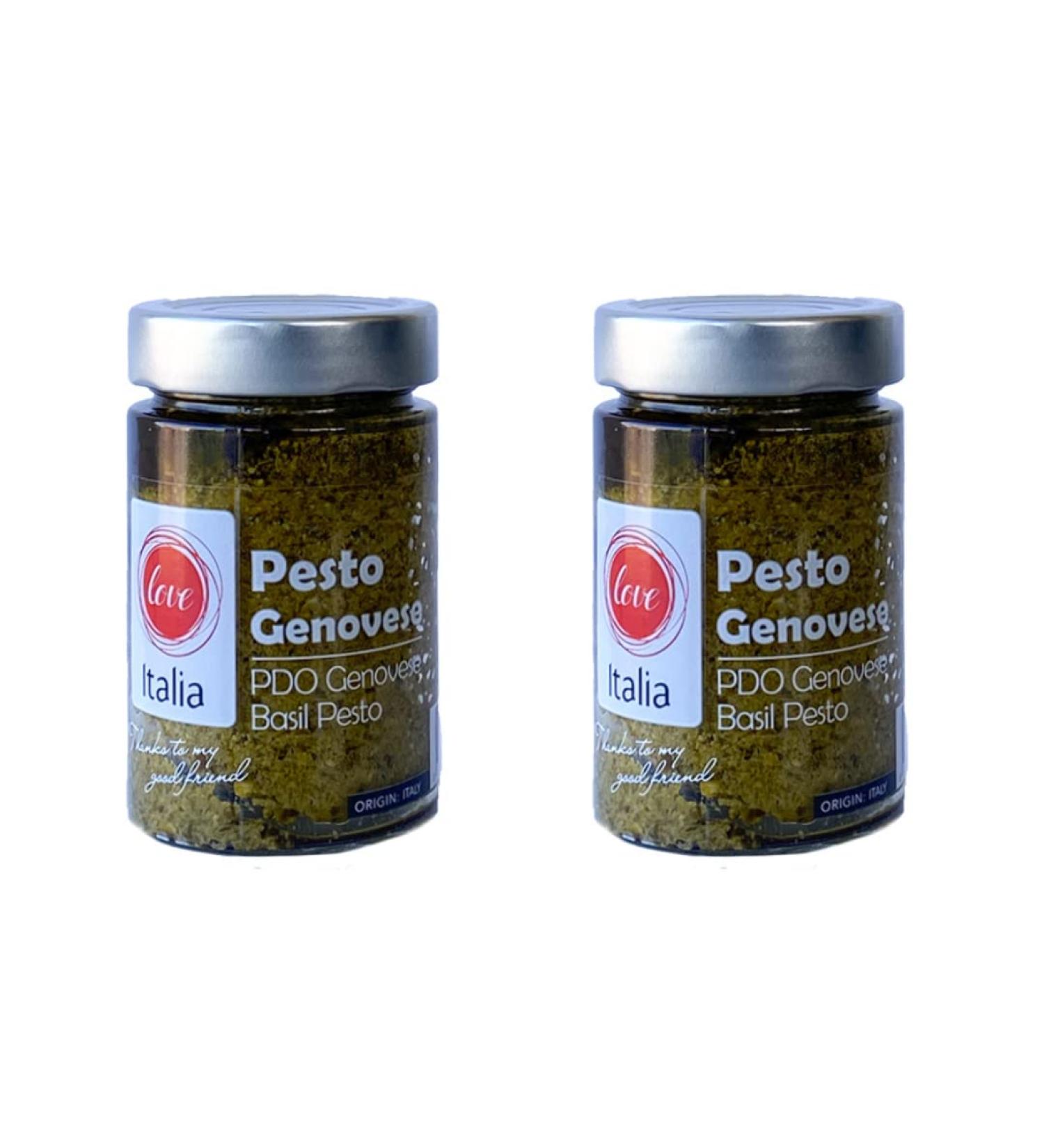 Basil Pesto - Pesto alla Genovese (Pack 2 X 190gr) - Buy Online on GoSupps.com