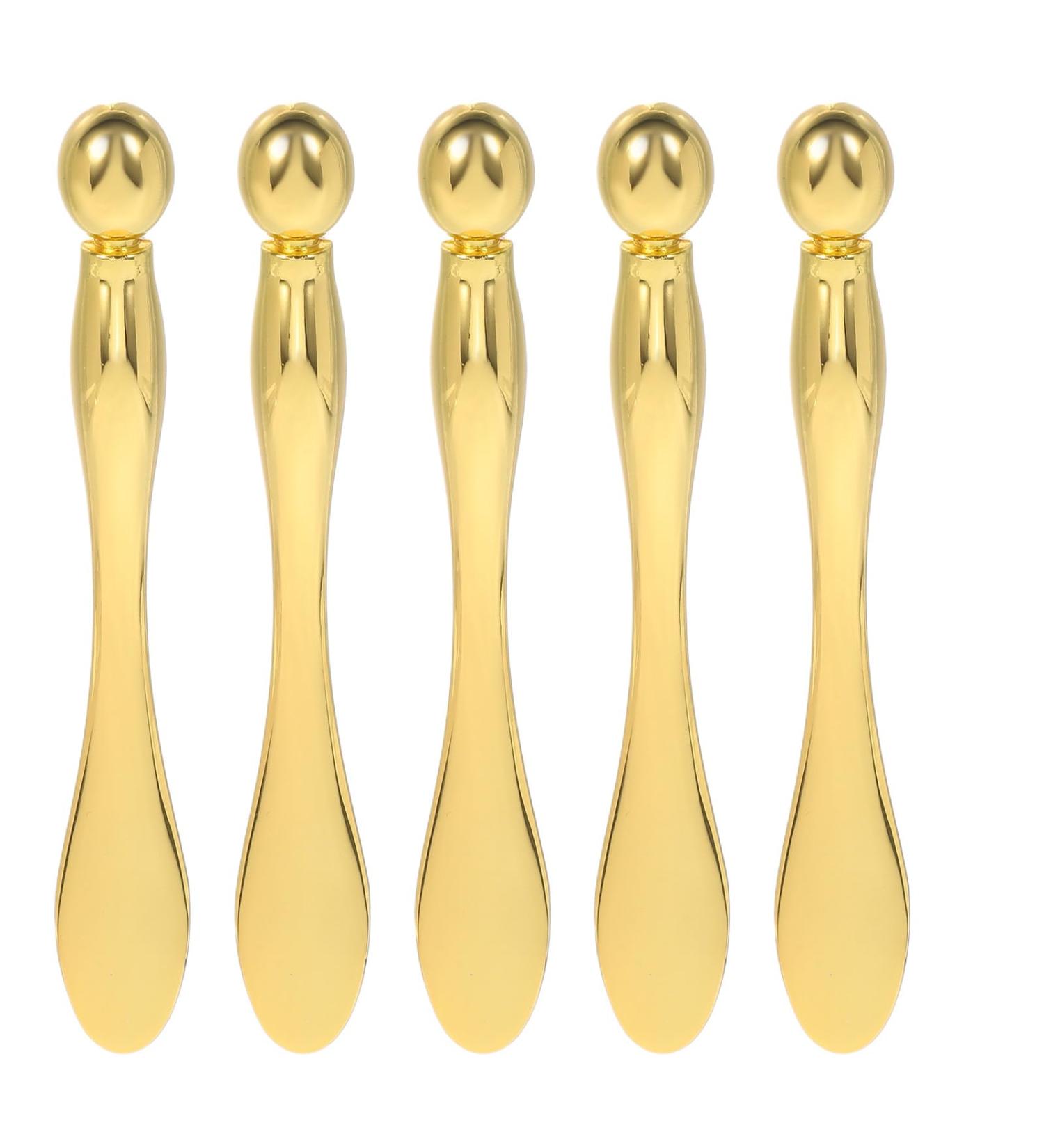 Ipetboom Lot de 5 b tonnets de massage pour le visage et les yeux - Applicateur de cr me en m tal alliage de zinc spatule et cuill re pour le contour des yeux portable pour votre routine beaut  - Buy Online on GoSupps.com