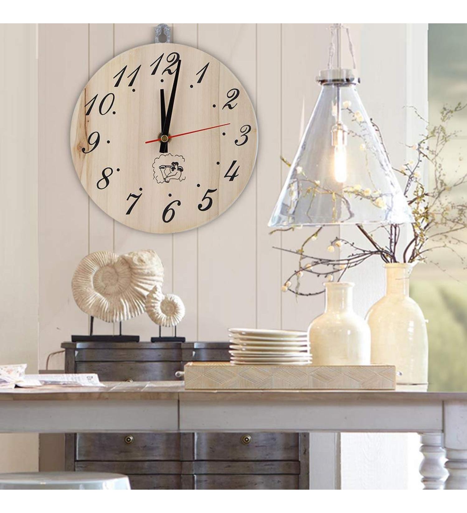 Decorative Sauna Clock with Arabic Numerals - Perfect Accessories for Sauna Room & Living Room D cor | International Shipping - Buy Online on GoSupps.com
