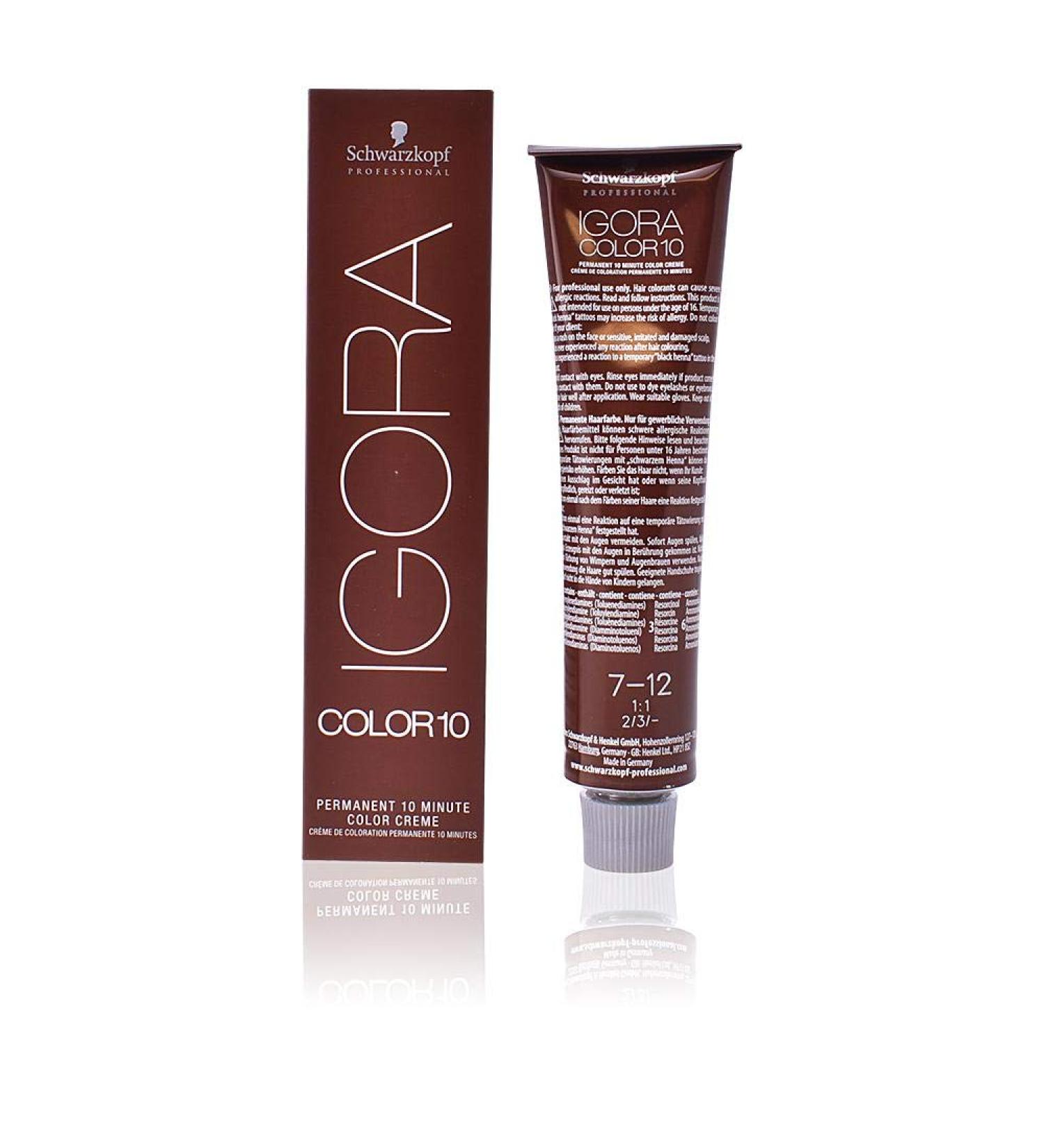 Schwarzkopf Igora 10 7-12 Medium Cendr Ash 60ml - Buy Internationally | Premium Hair Color & Fast Shipping - Buy Online on GoSupps.com