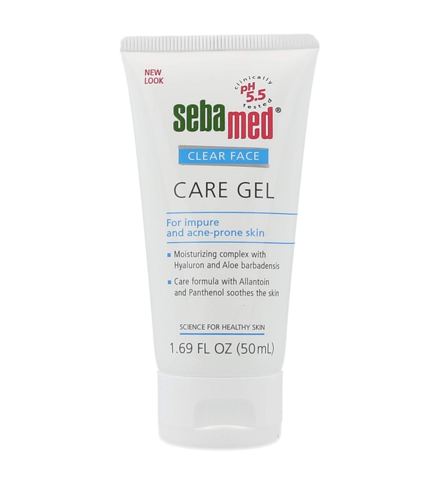 Sebamed Clear Face Care Gel 50mL - Aloe Vera & Hyaluronic Acid for Acne Prone Skin - Made in Germany - Buy Online on GoSupps.com