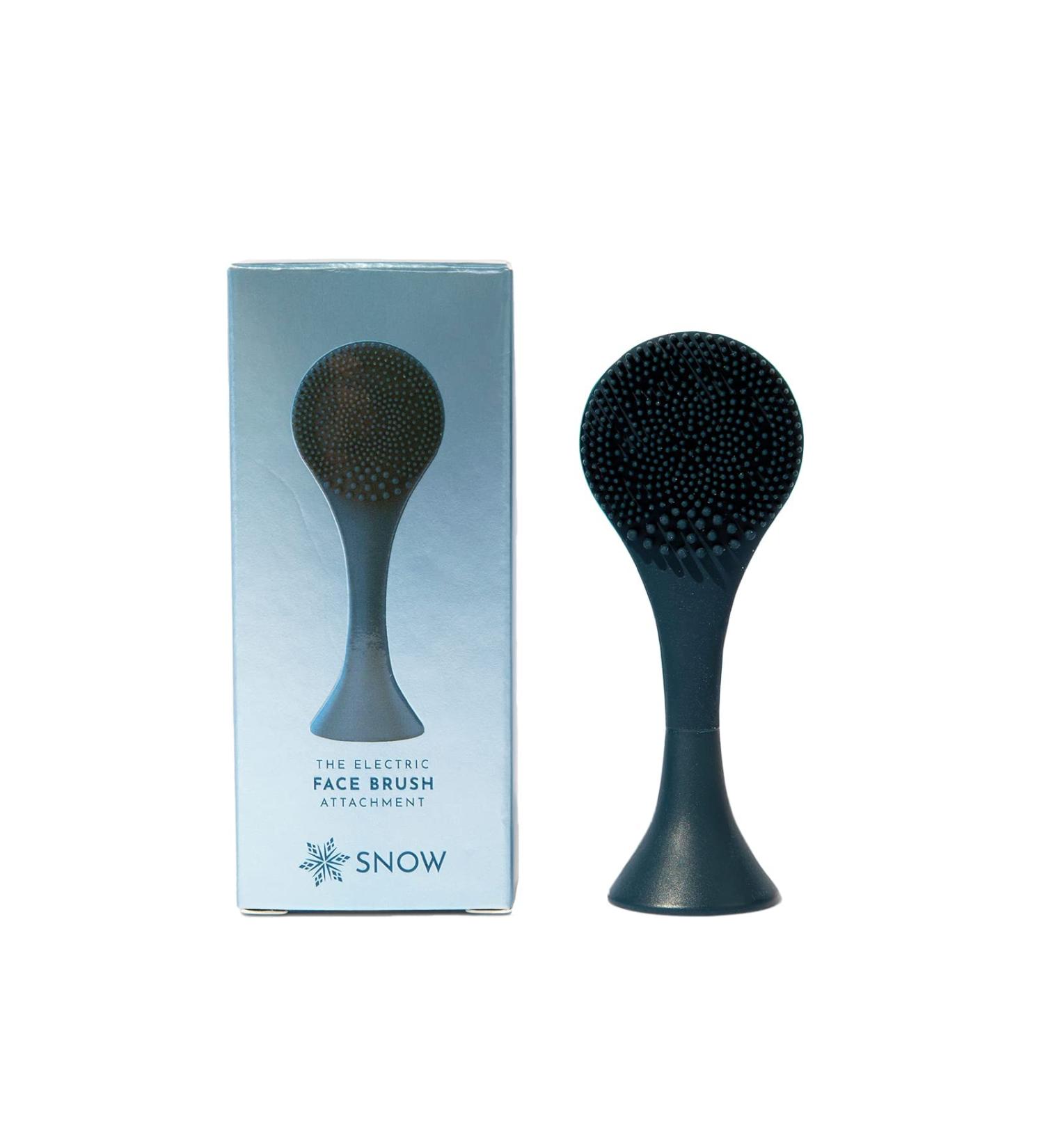 SNOW Electronic Face Brush Attachment | Sonic Vibrating Facial Cleansing Brush with Soft Silicone Bristles - Detachable Electric Massager for Men & Women - International Shipping Available - Buy Online on GoSupps.com