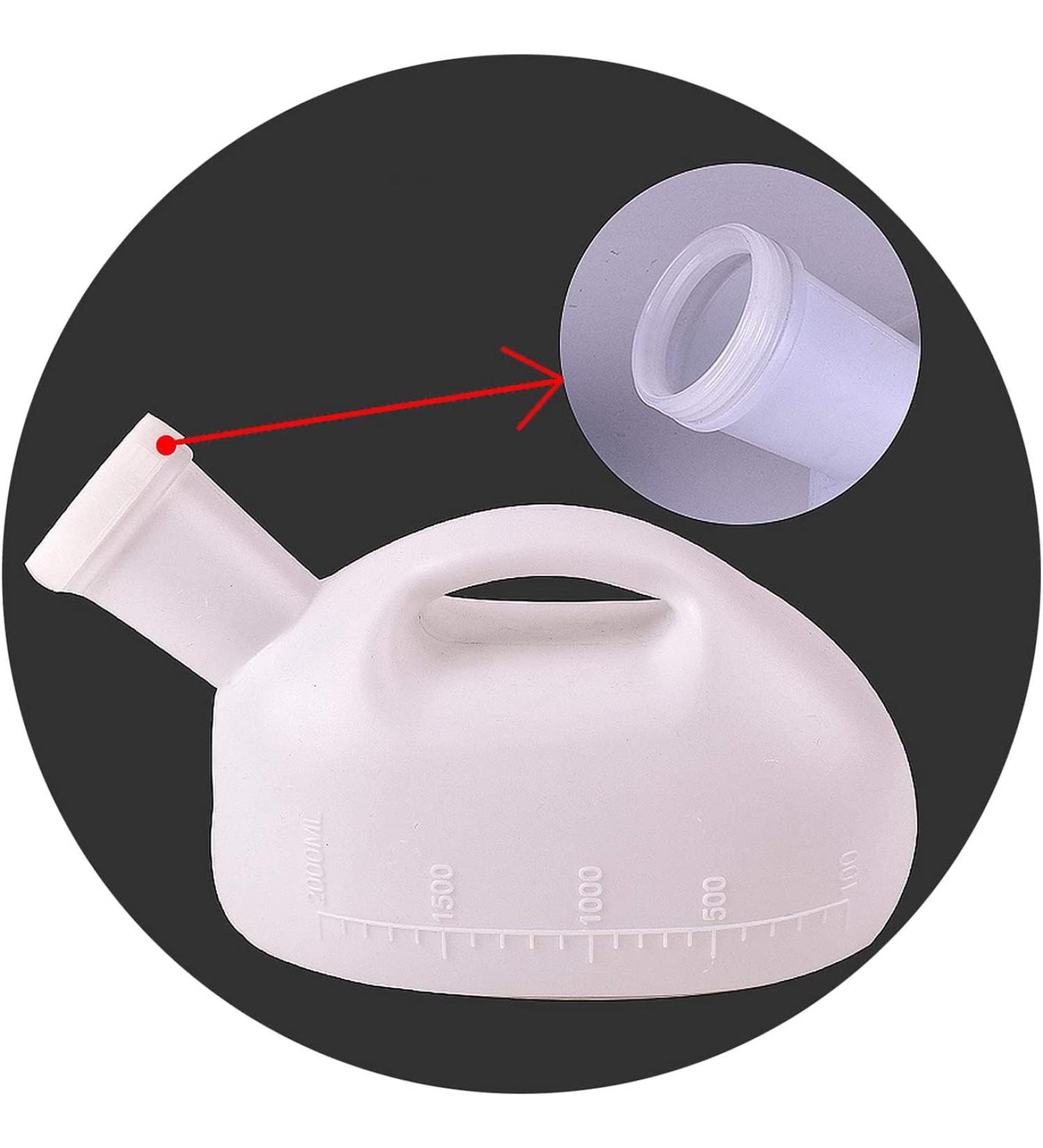 Urine Bottles Male 2000ML Male Urinal Portable Mens Potty Pee Bottle Collector Travel Toilet - Buy Online on GoSupps.com