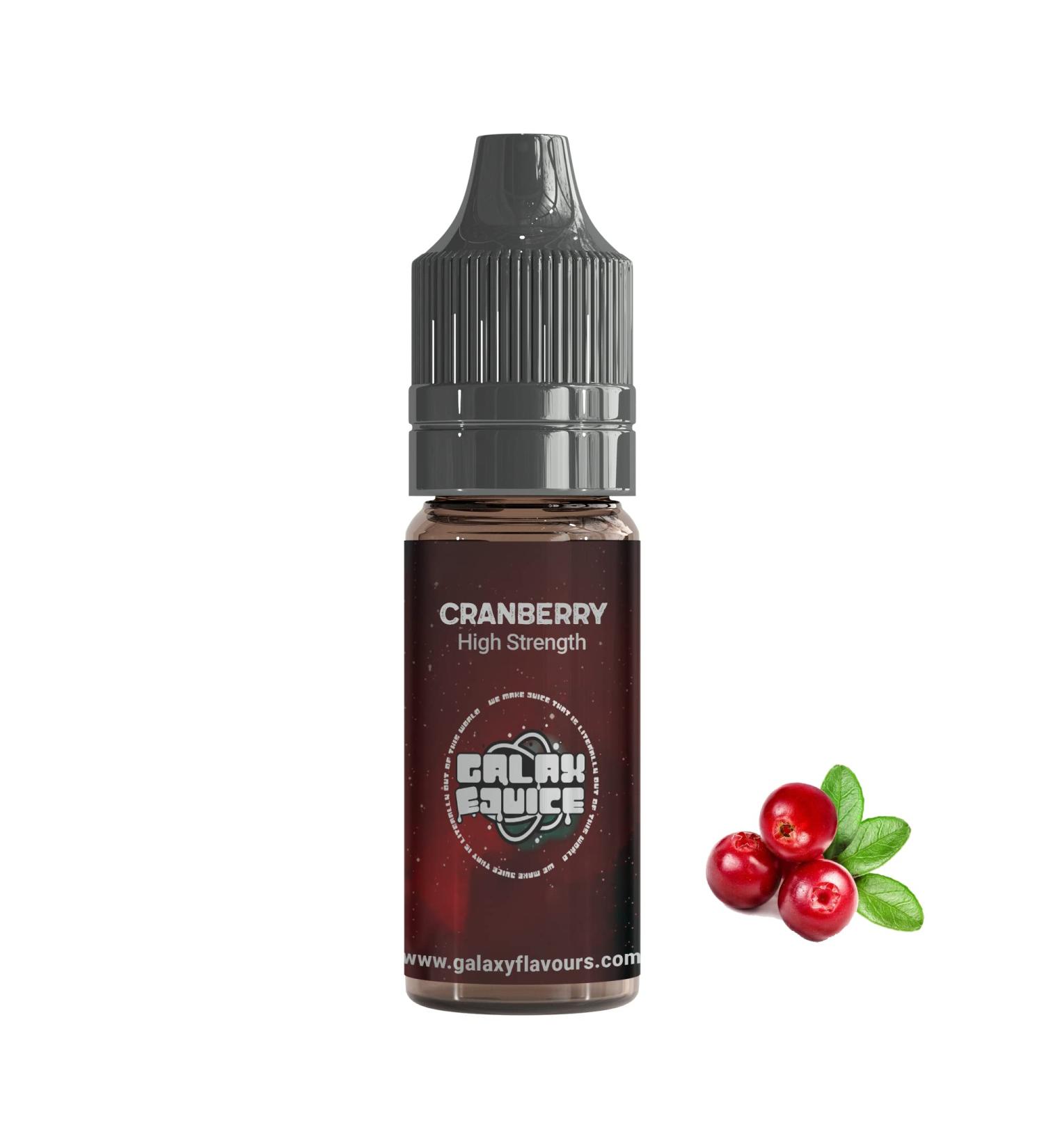 Cranberry High Strength Flavouring - 230+ Varieties - Galaxy Food Flavours - 10ml Bottle - Buy Online on GoSupps.com