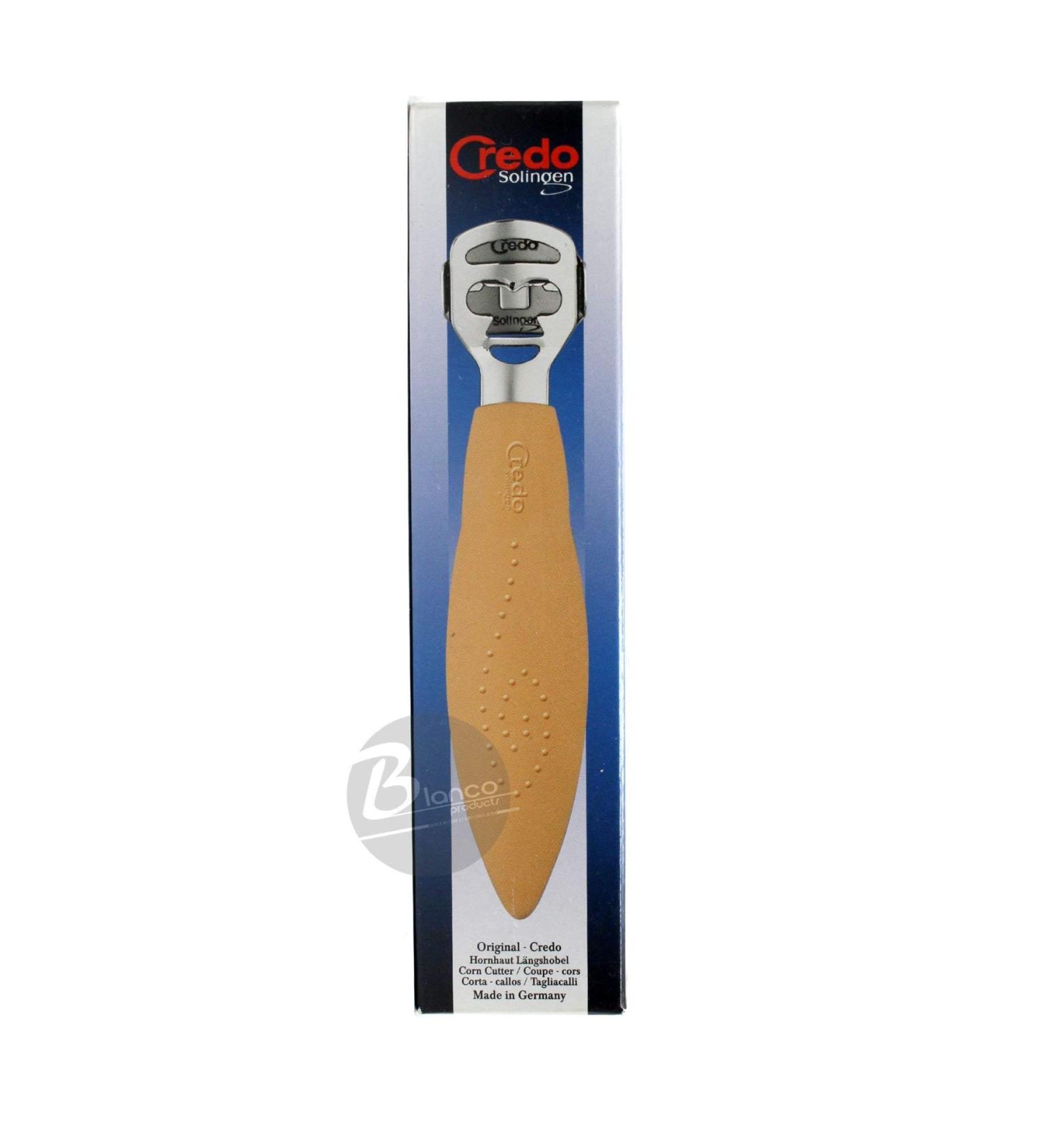 CREDO Callus Planer Apricot with rasp clip and blade set chrome-plated