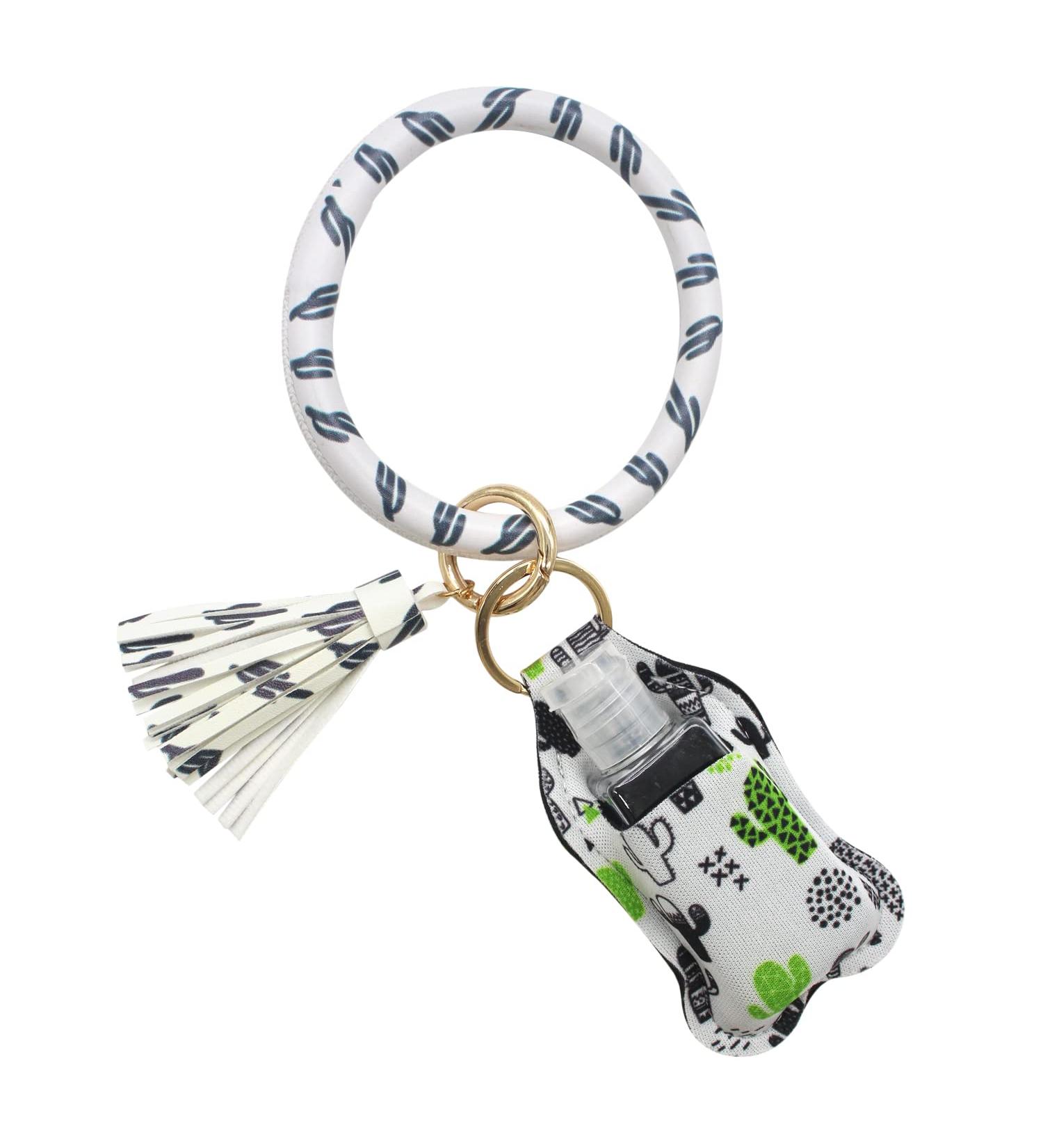 Empty Travel Refillable 1oz Bottle Keychain - Cactus Perfume/Sanitizer Holder Bracelet - Buy Online on GoSupps.com