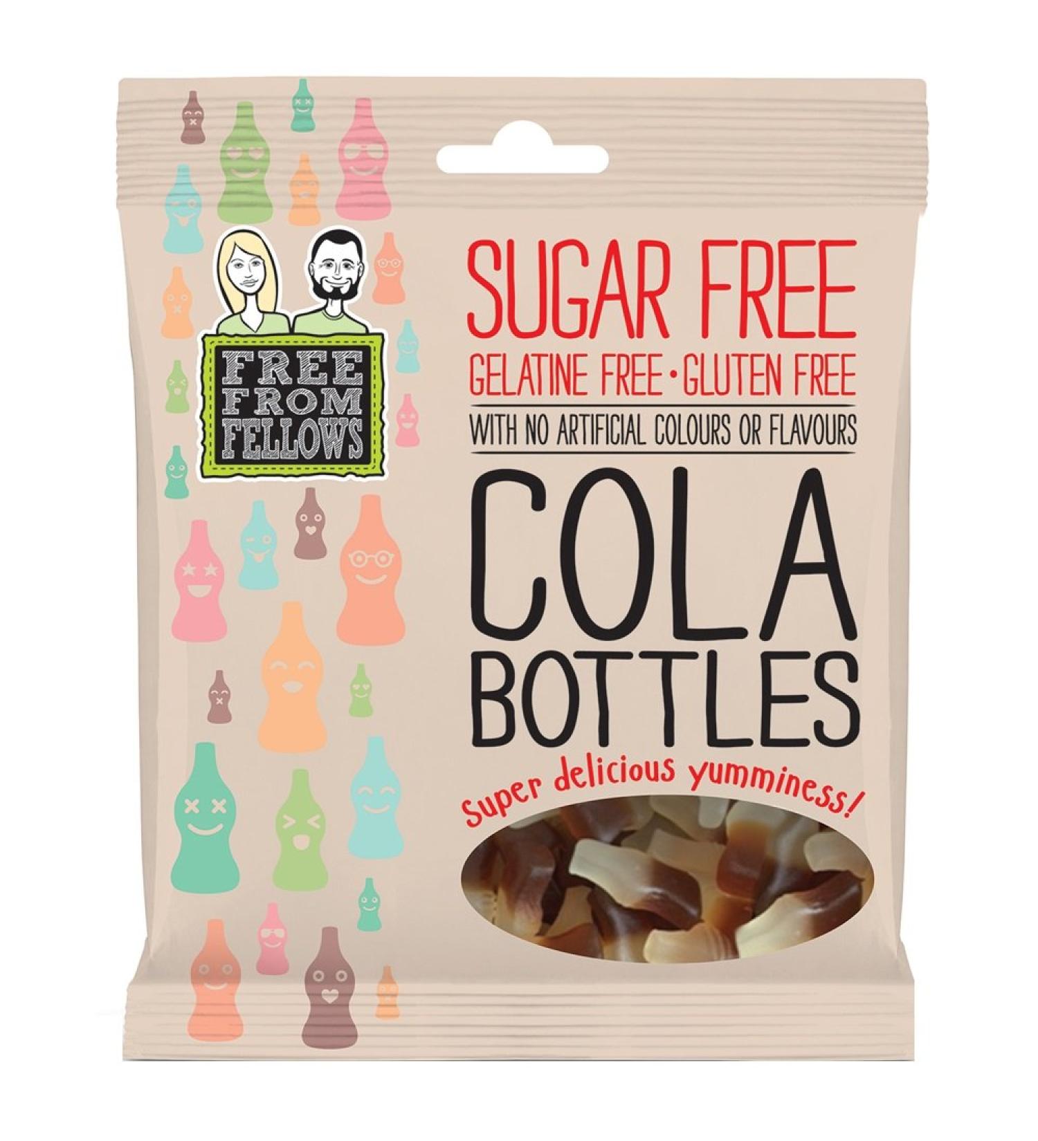 Free From Fellows Free From Fellows Pack of 10 bottles of sugar-free vegan sweets 100g
