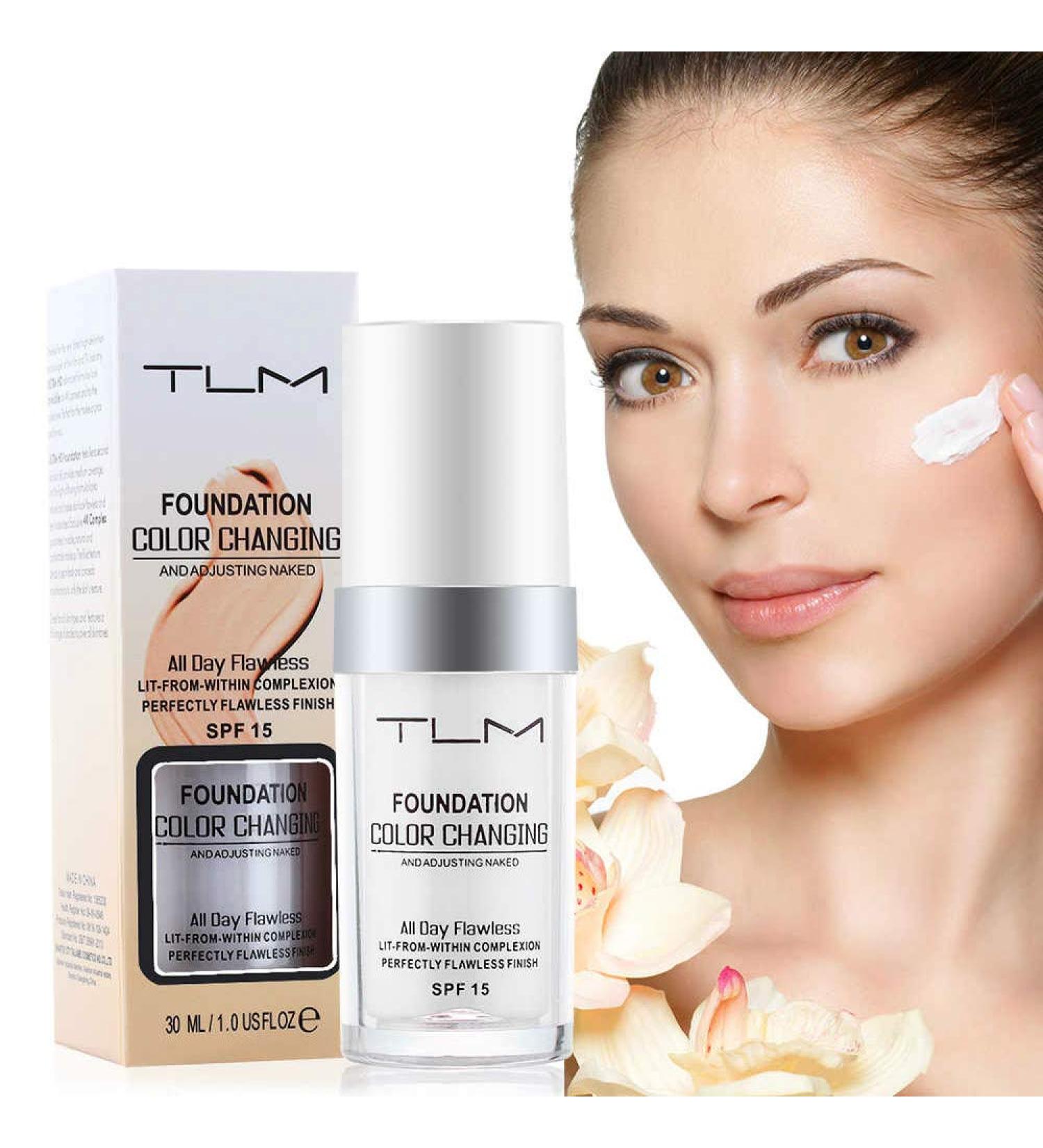 30ml TLM Flawless Color Changing Liquid Foundation - Blend for Perfect Skin Tone Match - Buy Online on GoSupps.com