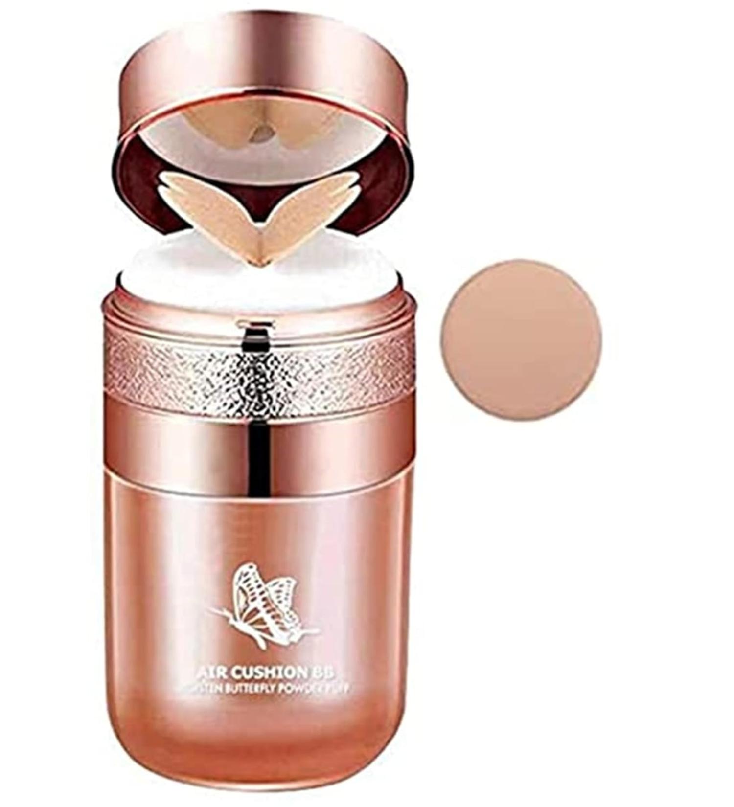 Air Cushion BB Cream Long-lasting Moisturizing Concealer Primer Butterfly Puff Foundation Concealer Brightening Oil Control Moisturizing Suitable for All Skin Types Natural - Buy Online on GoSupps.com
