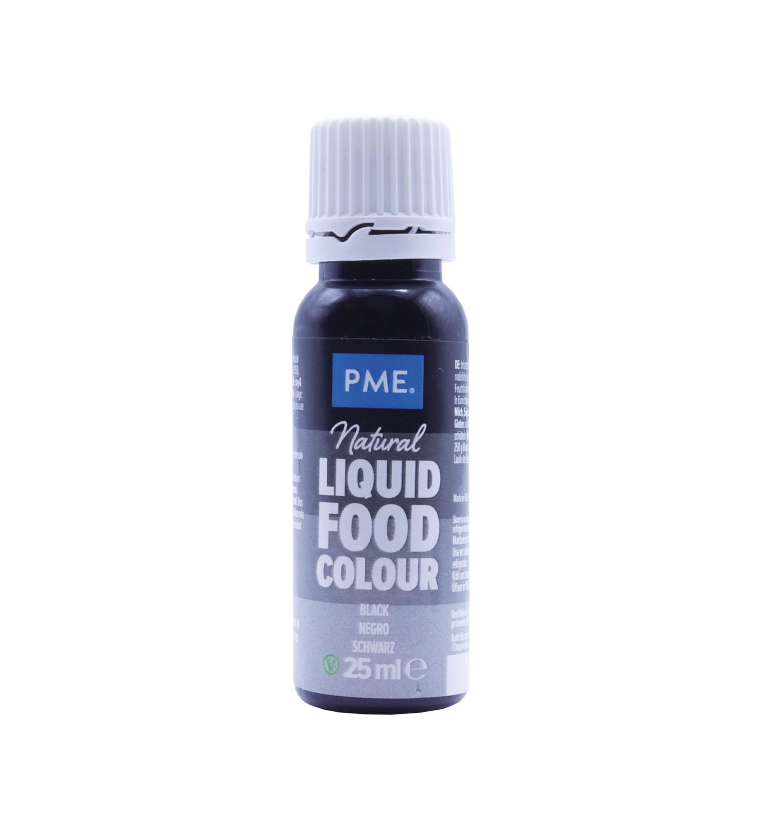 PME 100% Natural Black Food Colouring - 25g | Organic Ingredients - Buy Online on GoSupps.com