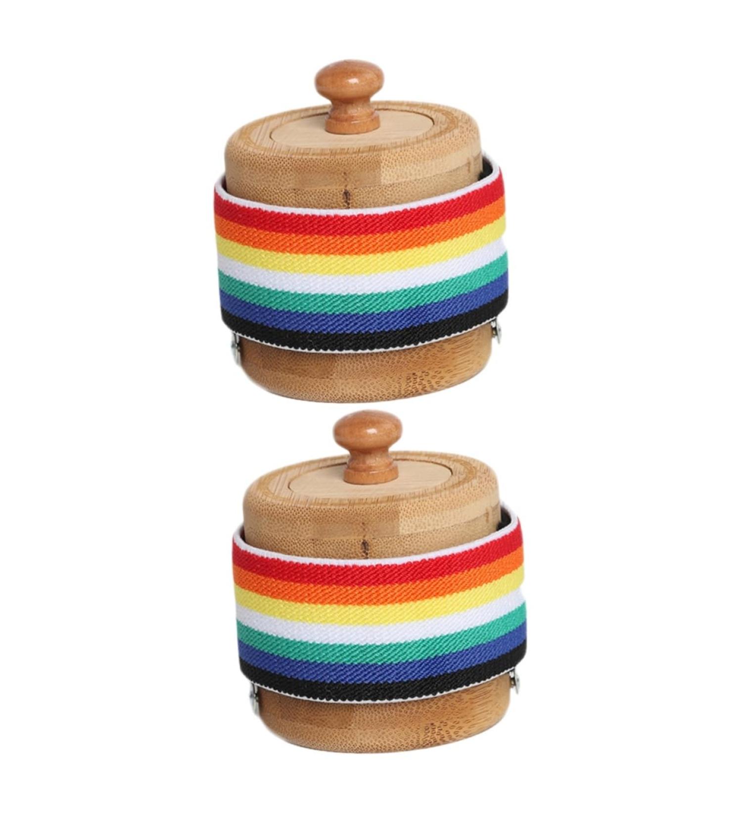 Lurrose 2-Piece Moxibustion Box Set - Wooden Massage Tools & Moxa Stick Holder for Home Therapy | 7x7cm - Buy Online on GoSupps.com