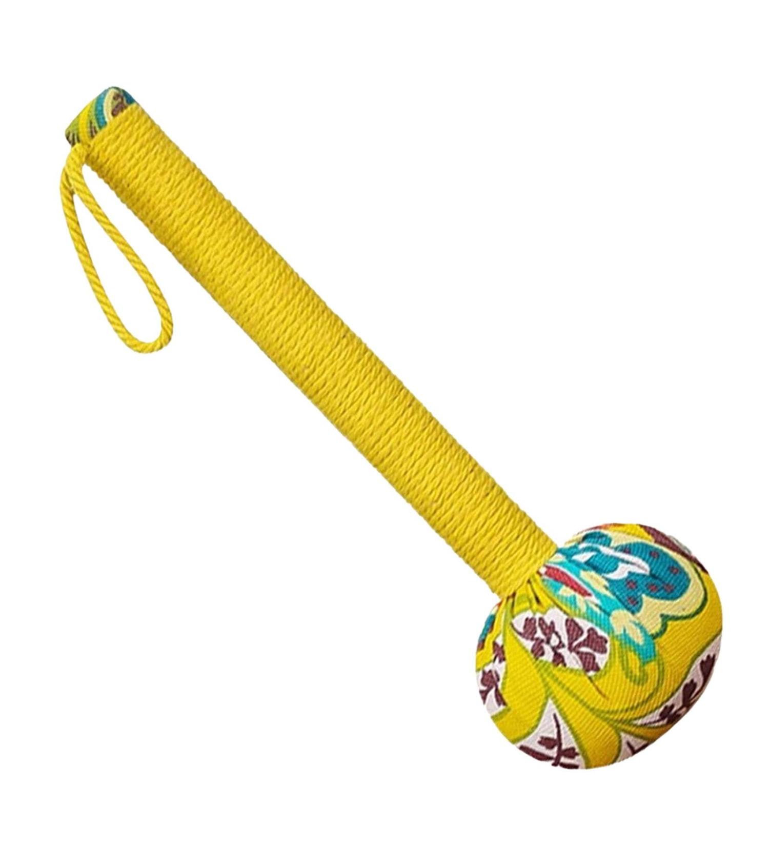 Buy Long Natural Wormwood Massage Hammer - 31cm Manual Body Massager for Waist | International Shipping Available - Buy Online on GoSupps.com