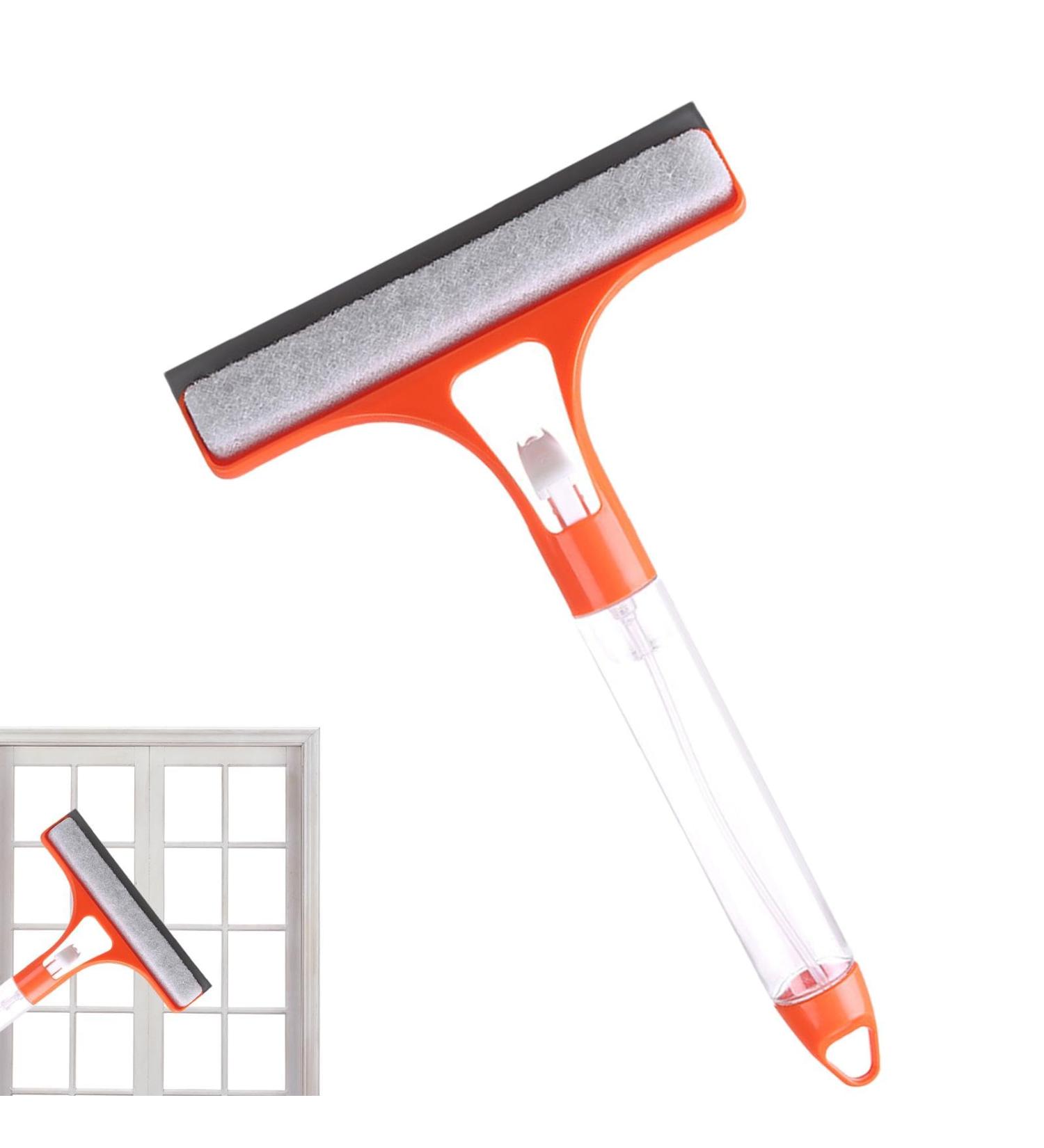 Squeegee for Window Cleaning - Water Spray Glass Cleaning Bathroom Squeegee Cleaner Tool Shower Glass Door Squeegee Glass Window Cleaner for Tiles Bathrooms Tables - Buy Online on GoSupps.com