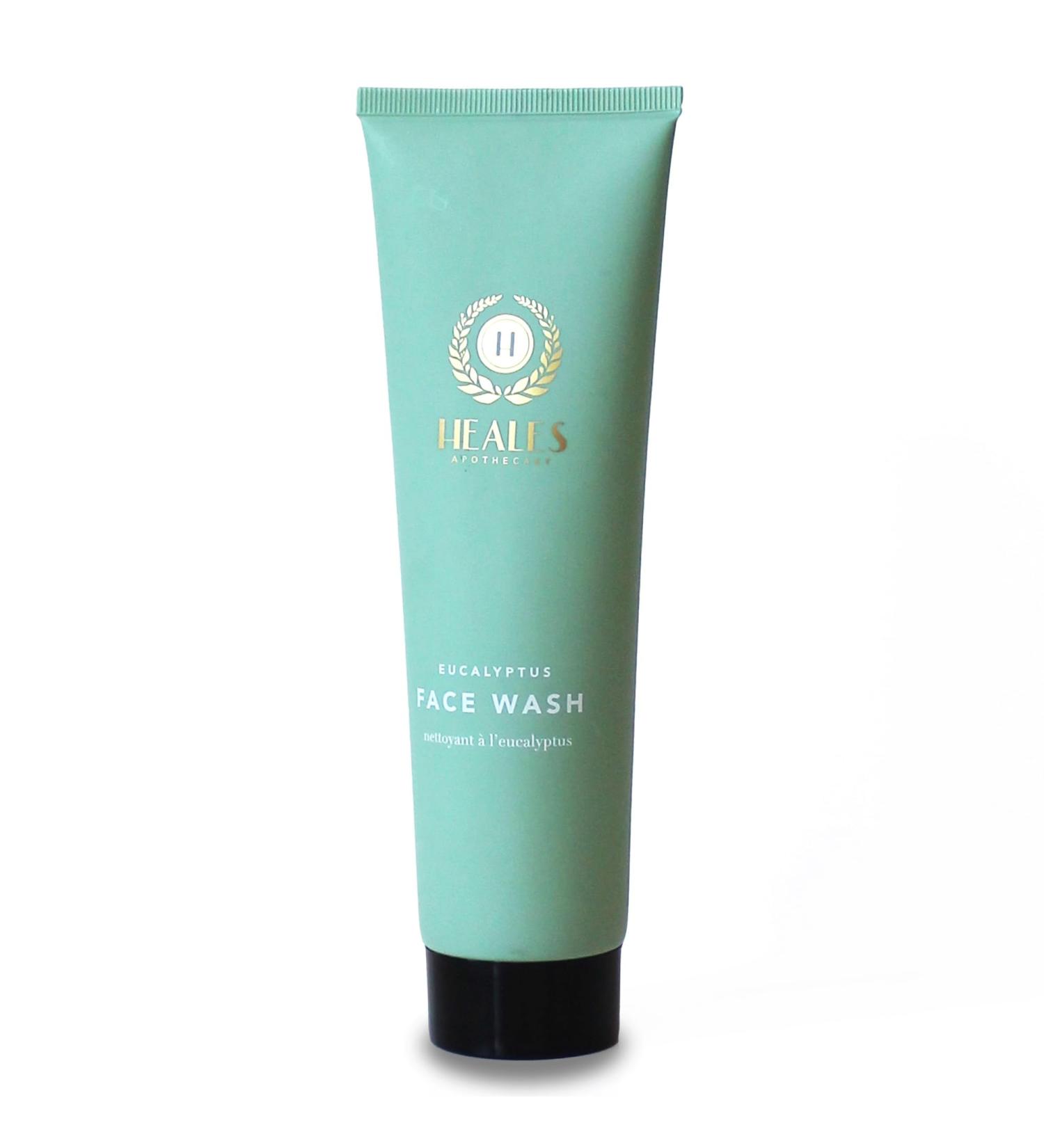 Heales Apothecary Eucalyptus Face Wash Moisturizing Non-Foaming Cream Cleanser with Hyaluronic Acid Ceramides Eucalyptus Oil and Glycerin for Sensitive Dry and Acne-prone Skin 5.1 oz - Buy Online on GoSupps.com