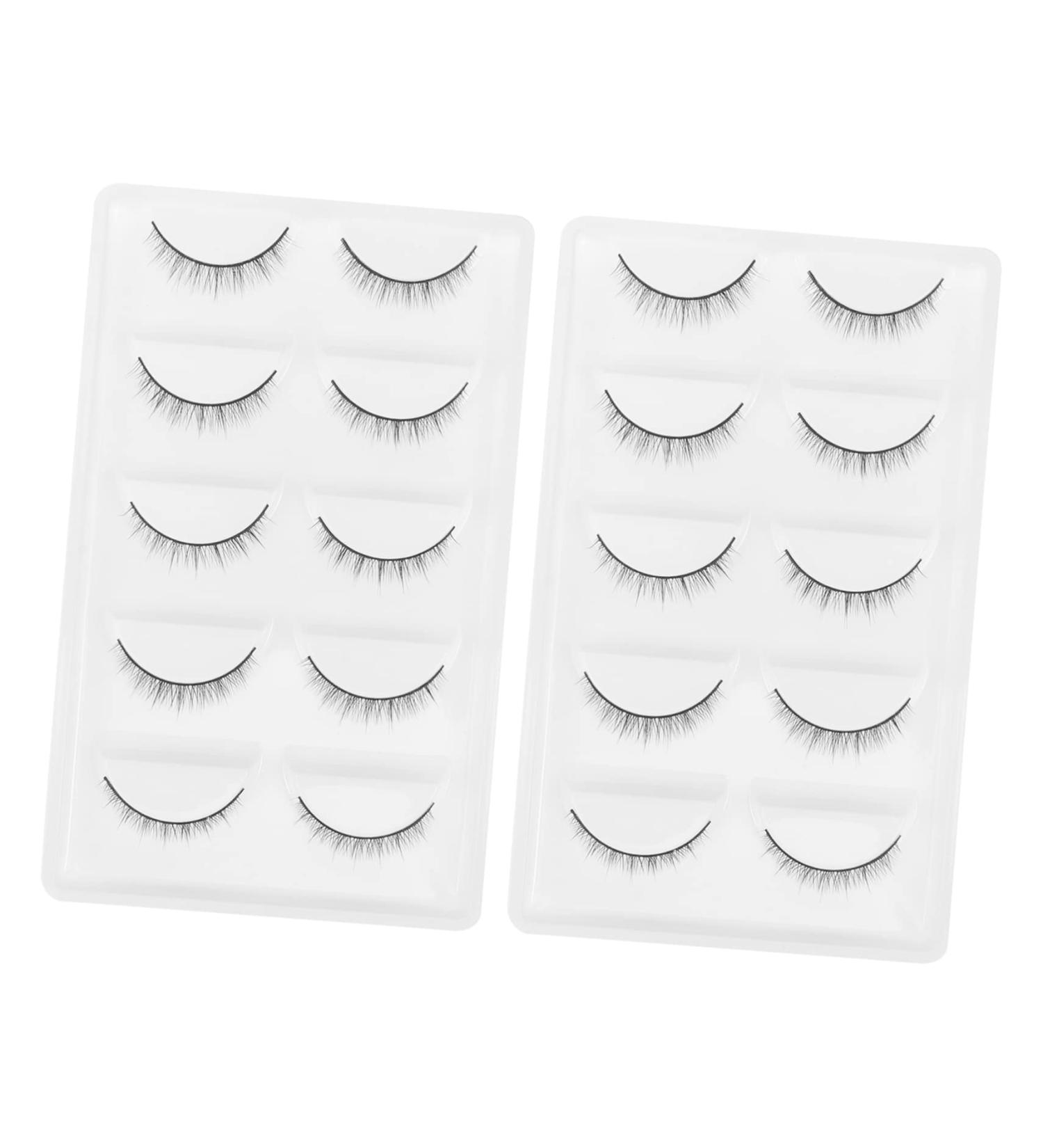 Beaupretty 10pairs Fake Eyelashes Fake Lashes Strip Eyelashes Creative Eyelashes Soft Thick Lashes Women Eyelashes Strip Lashes Magnetic False Eyelashes High-grade Fiber Girl Su - Buy Online on GoSupps.com