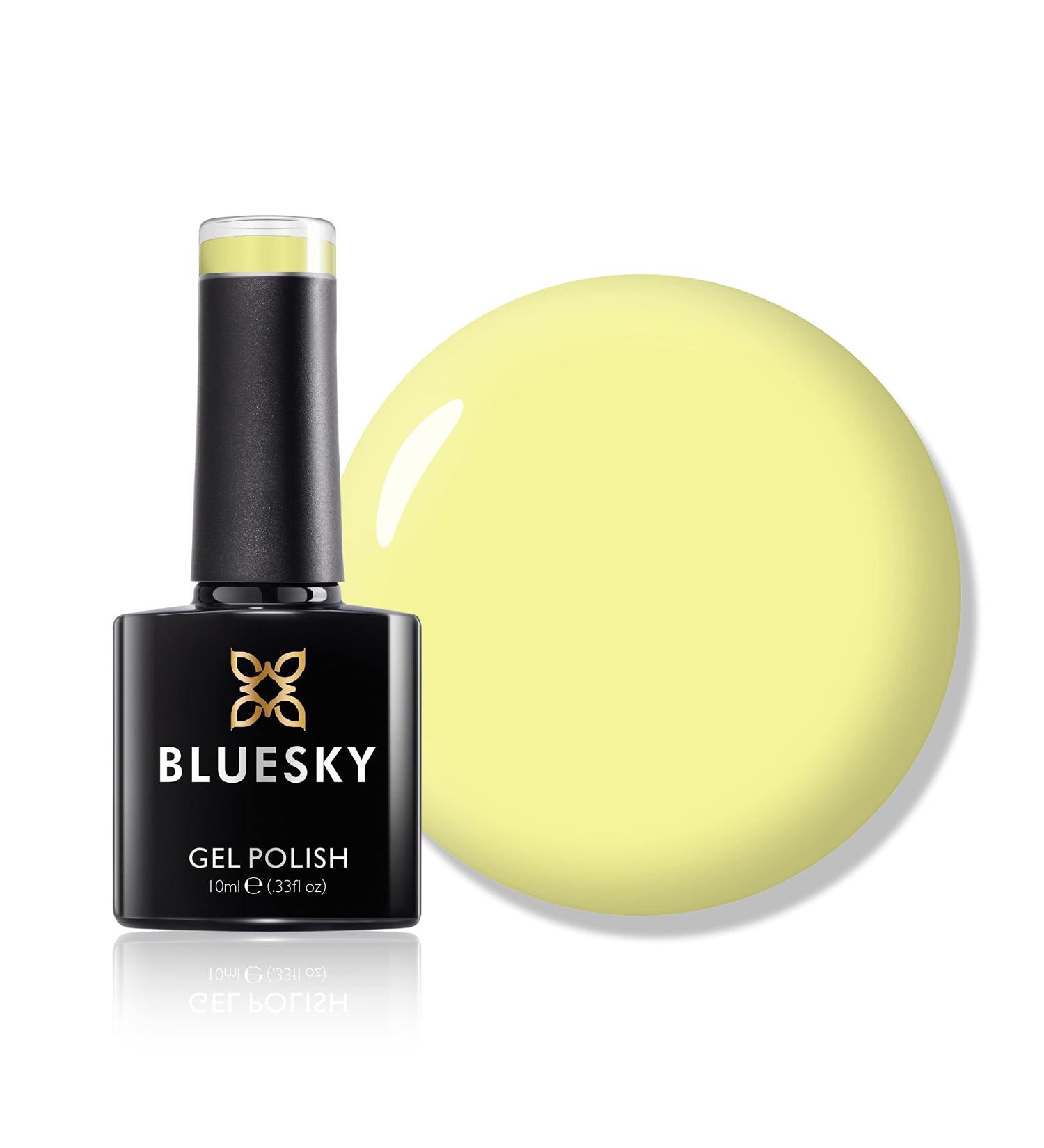 Bluesky Gel Nail Polish SS22: SS2203 Pastel Yellow 10ml | Long Lasting & Chip Resistant | Spring 2022 Collection - Buy Online on GoSupps.com