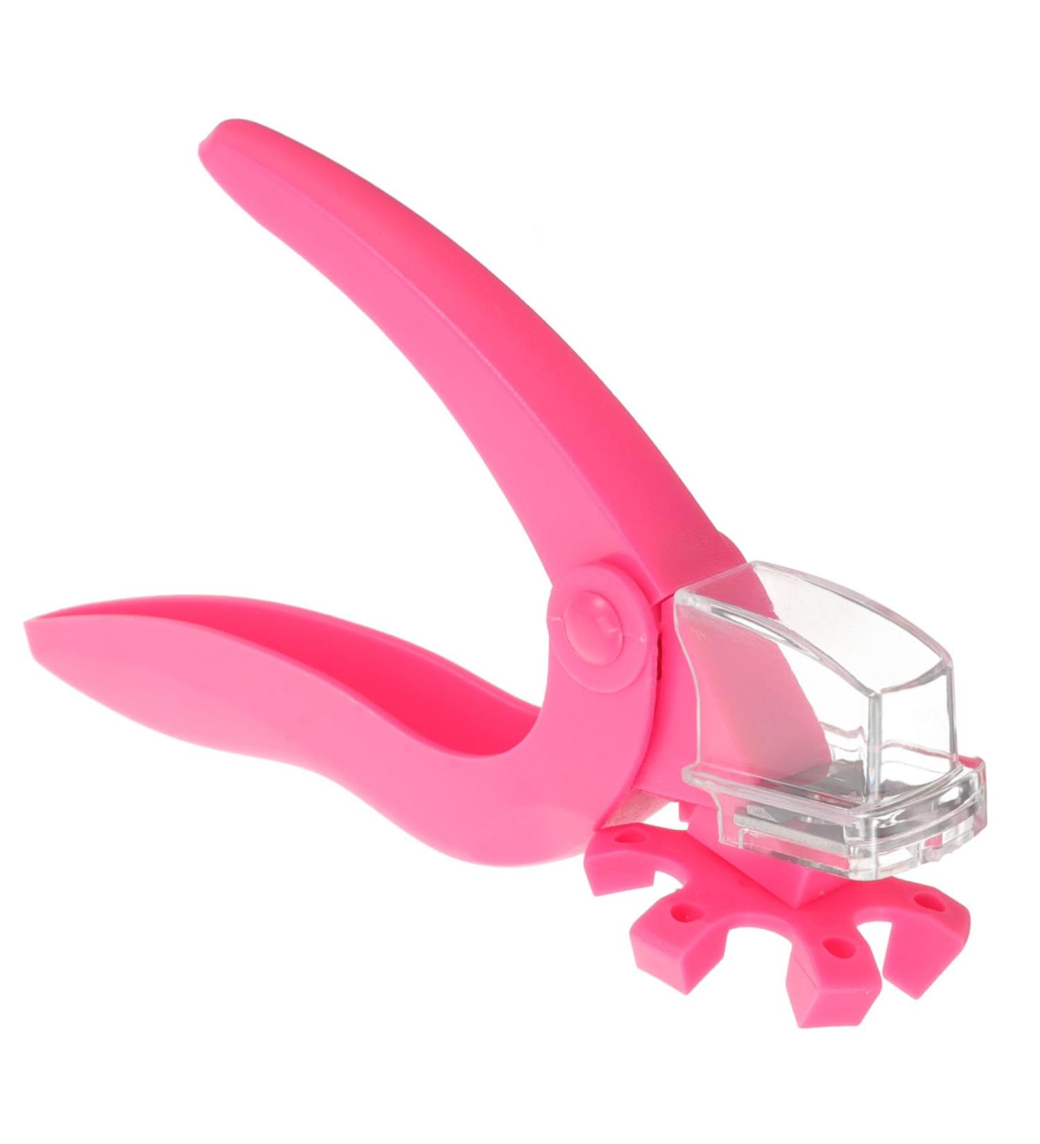 Healeved Fake Nails Scissors Trimmer Nail Clippers Nail Tips Nail Art Tool Stainless Steel Nail Clipper Fingernail Manicure Tool Nail Art Clipper Nail Flakes Plastic Lengthen Pink - Buy Online on GoSupps.com