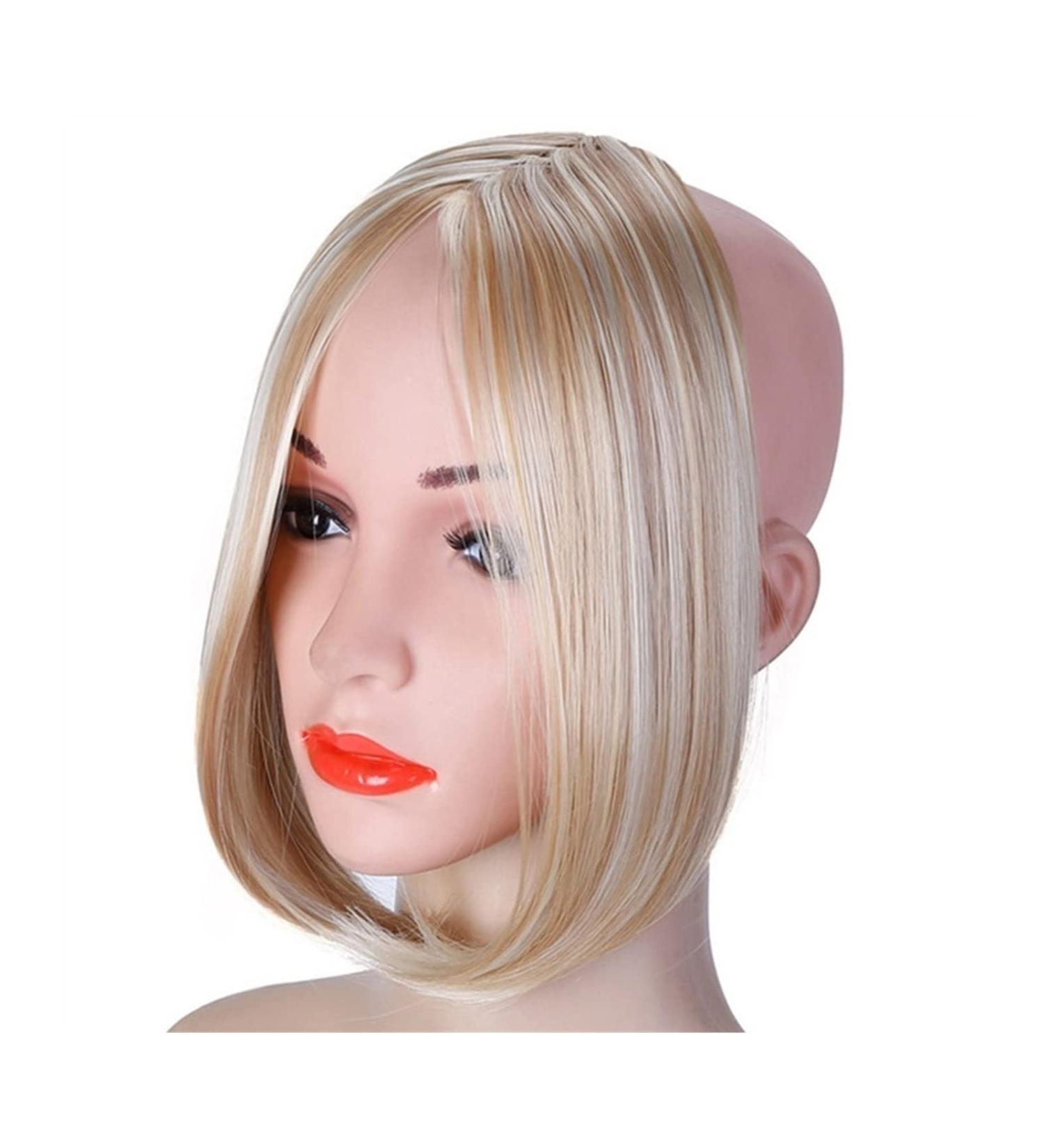 Bangs Side Bangs Long Straight Bangs Middle Part Bangs Invisible Clip in Bangs Synthetic Nature Look Hair Piece Extension Fringe Clip in Hair Bangs Hairpiece for Women Curved Bangs for Daily Wear ( 923-105 - Buy Online on GoSupps.com