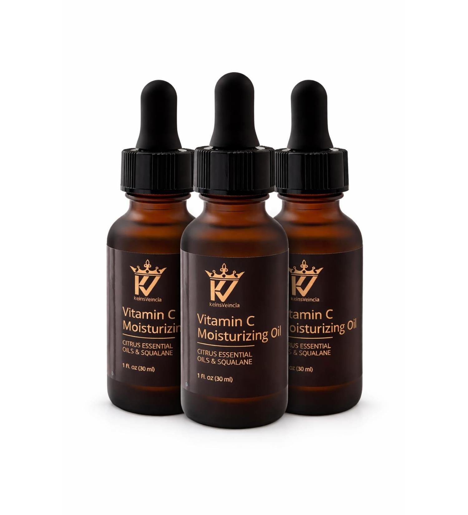 Brightening Vitamin C Serum Anti-Aging Formula with Hyaluronic Acid & Vitamin E for Even Skin Tone Dark Spot Reduction & Smoothing Fine Lines 1 fl oz (3 3 FL Oz) 0.33 Fl Oz (Pack of 3) 3