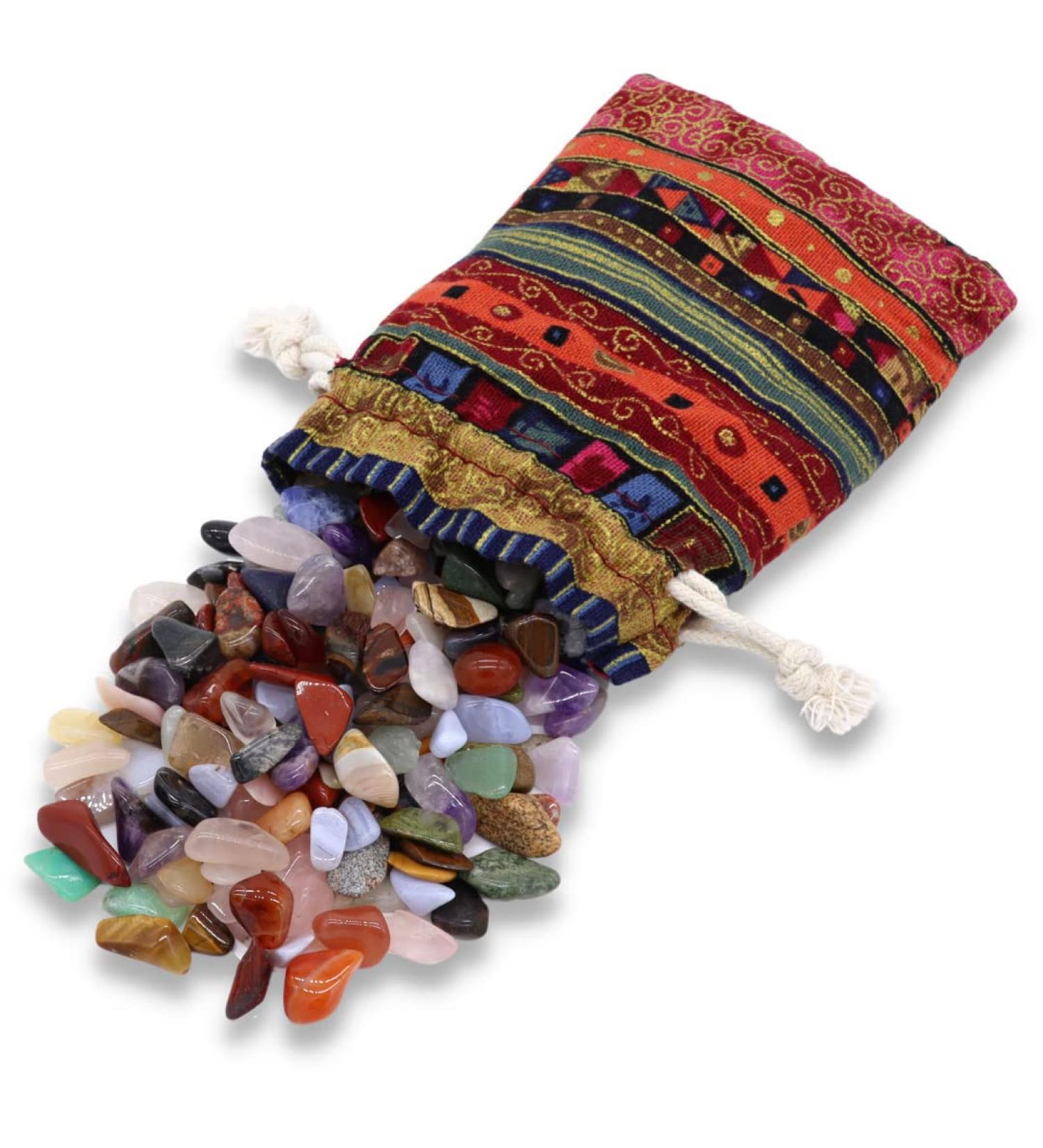 Shop Lavisa Drum Stones 100% Natural Healing Gemstones for Water Treatment | Halbedelstein Mineral Mixture | 150g Gem Water Crystals - Buy Online on GoSupps.com