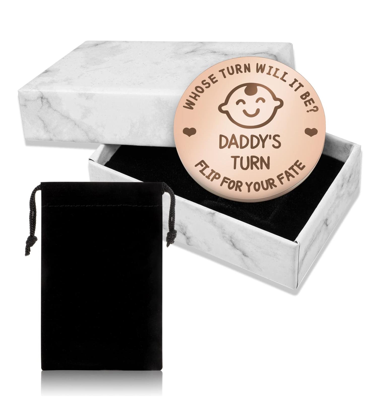 Opopark Funny Decision Coin New Baby Gifts for New Parents (Rose Gold) - Buy Online on GoSupps.com