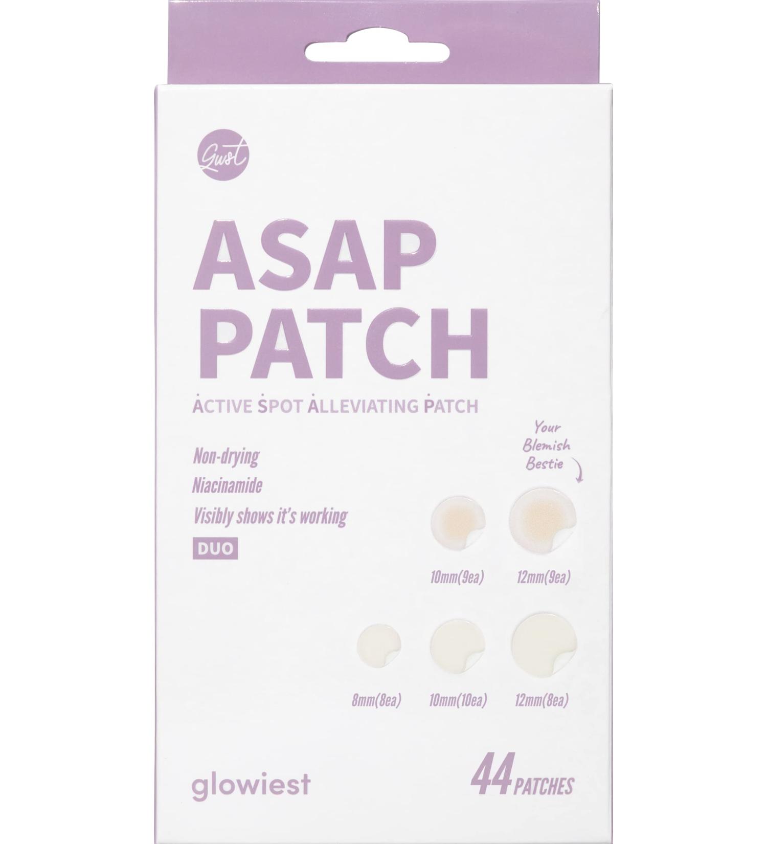 ASAP Active Spot Alleviating Patches - Premium Hydrocolloid Dressing Dots for Effective Treatment | 44 Patches (DUO) - 8mm 10mm 12mm Sizes - Buy Online on GoSupps.com