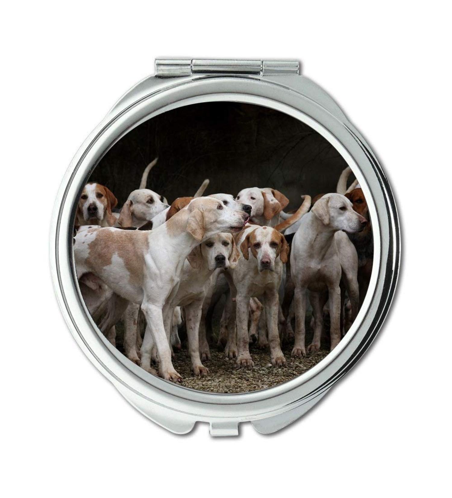 Mirror Travel Mirror Dog Herd Canine Animal Pet Hounds pocket mirror portable mirror - Buy Online on GoSupps.com