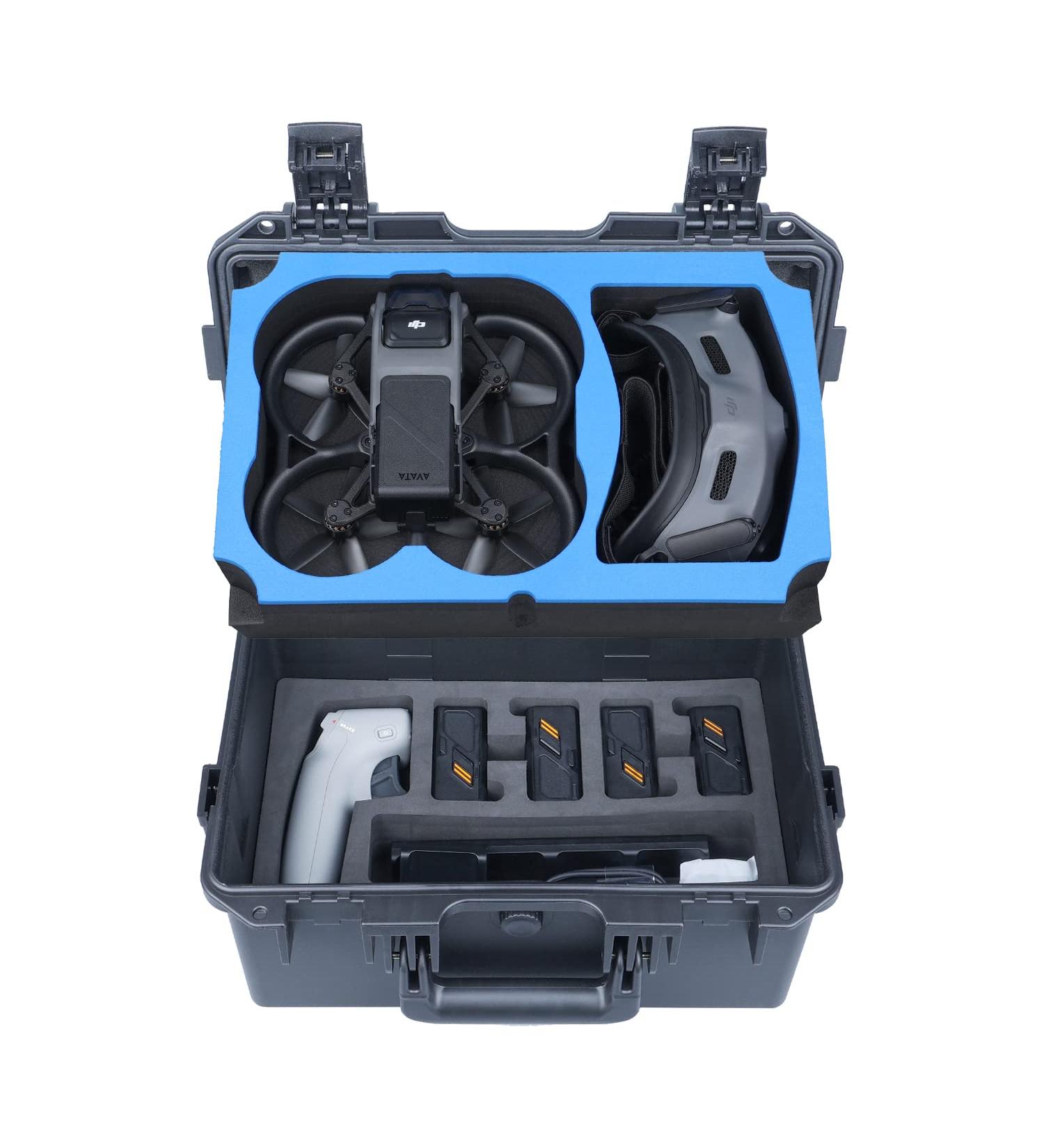 Lykus AT100 Waterproof Hard Case for DJI Avata Goggles 2 and Motion Controller - Compact & Light | Dual-Layer Foam Insert | CASE ONLY - Buy Online on GoSupps.com