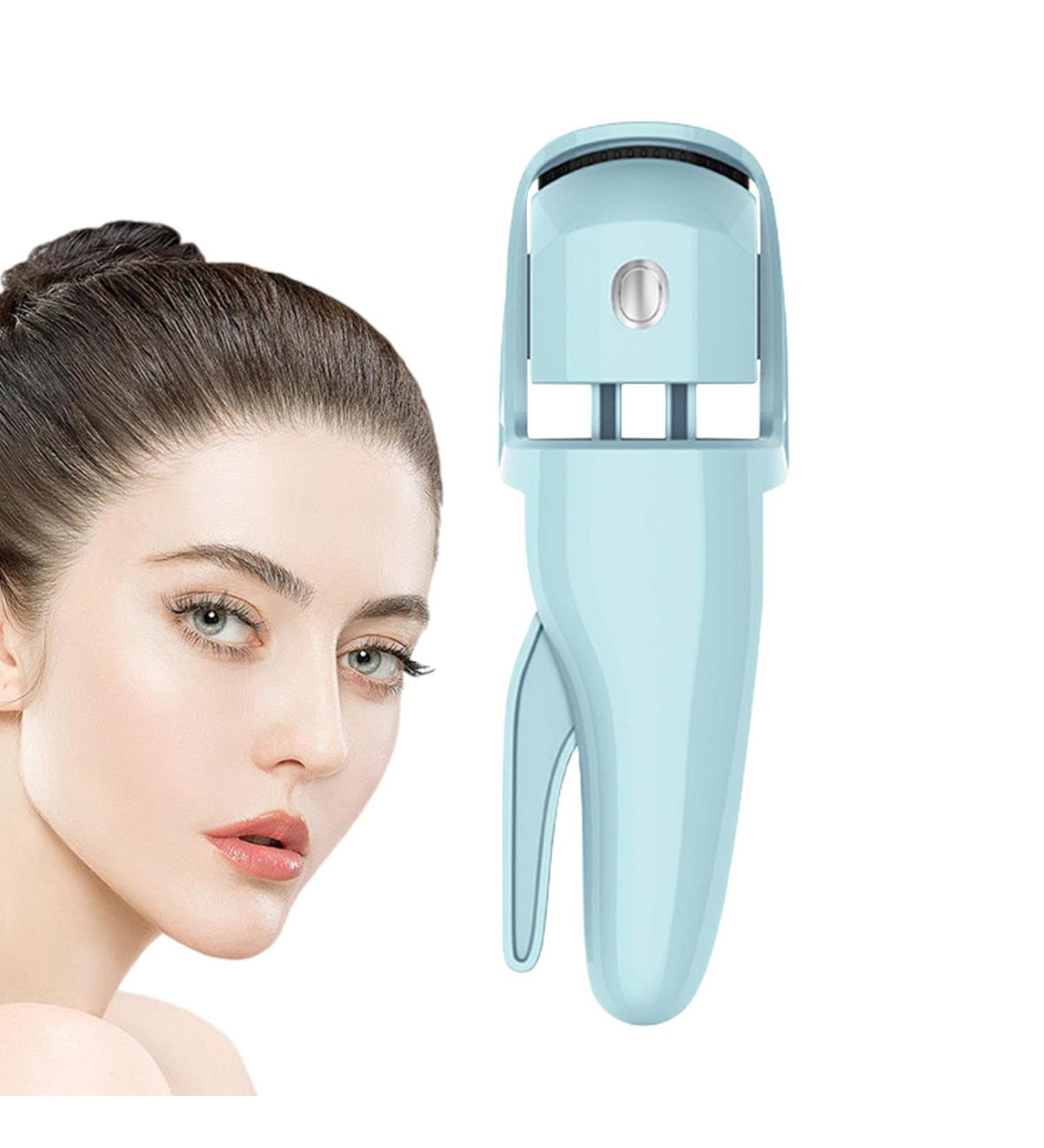 Eyelash Curler Heat | 230mah Battery Portable Small Eyelash Curler Portable Lash Curling Tool 230mah Battery Heating Eyelash Curling Tool for Long Lasting Effect Blue - Buy Online on GoSupps.com