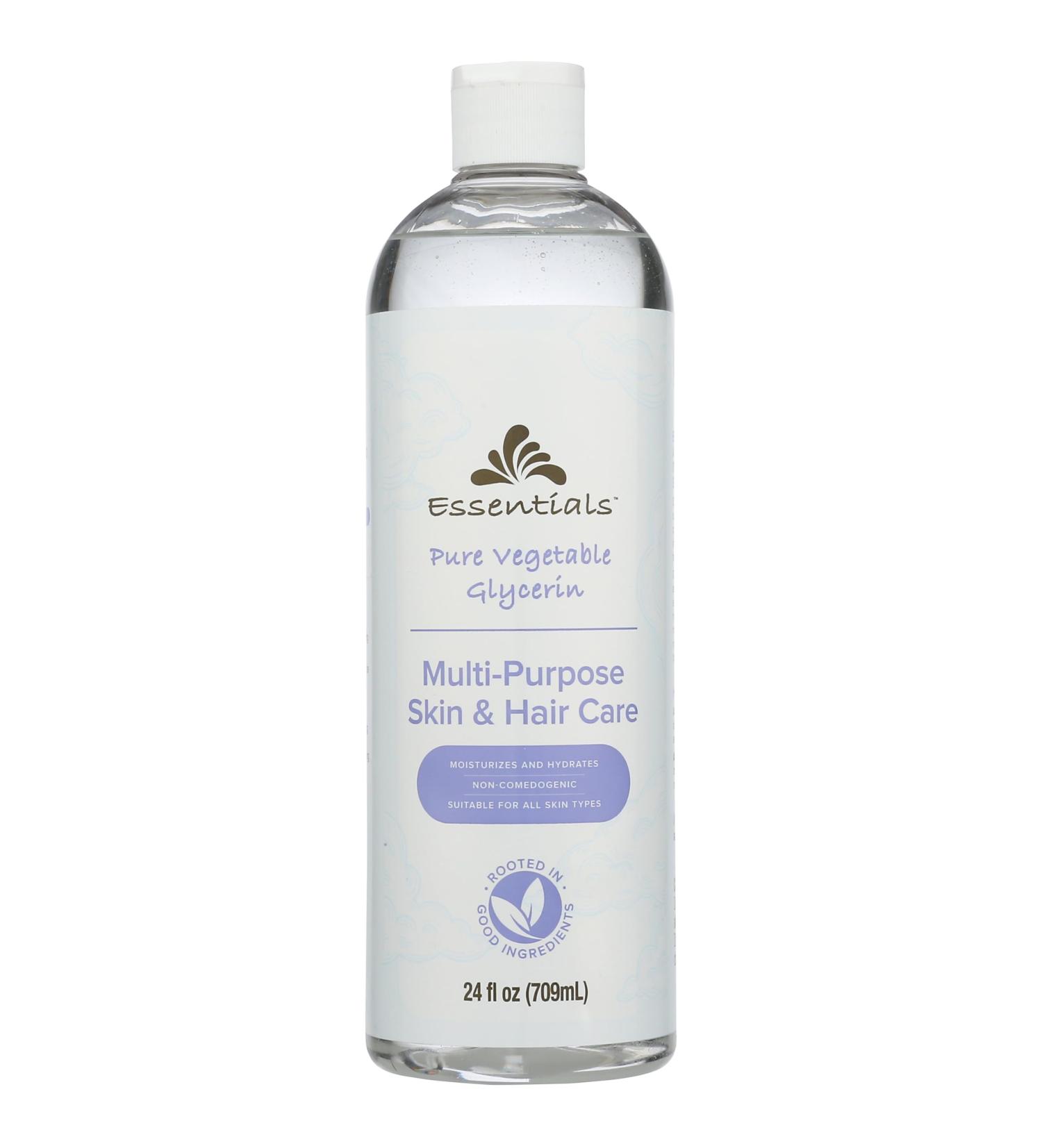 Buy Essentials Pure Vegetable Glycerin 24 fl oz | Multi-Purpose Skin & Hair Care | International Shipping Available - Buy Online on GoSupps.com