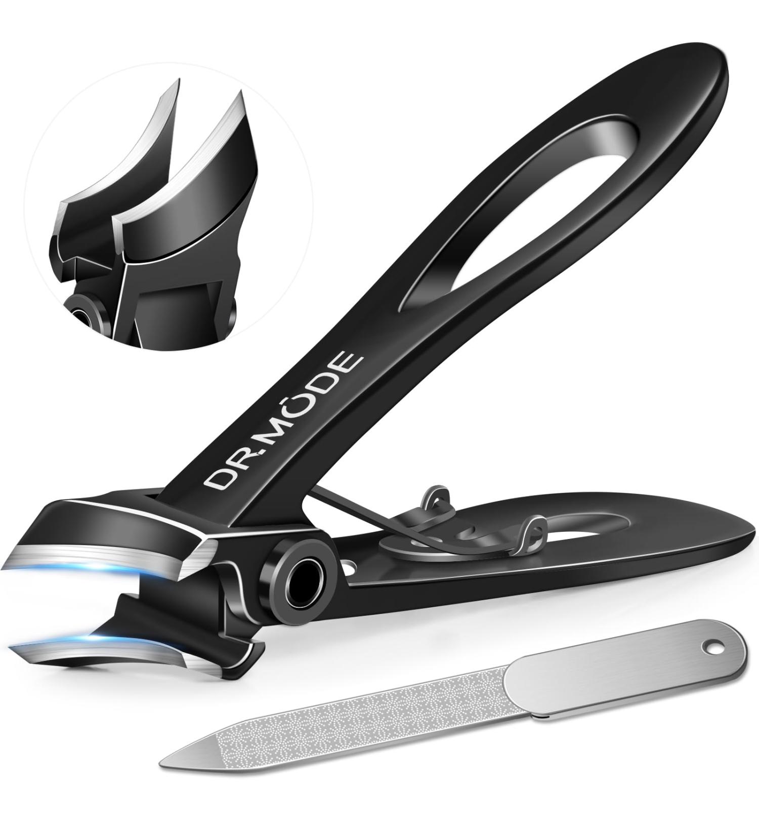 Toenail Clippers for Thick Toenails for Seniors 2024 New Heavy Duty Toe Nail Clippers for Men Thick Ingrown Nails with Wide Jaw Opening Upgrade Slanted Curved Large Fingernail Clipper Cutter - Buy Online on GoSupps.com