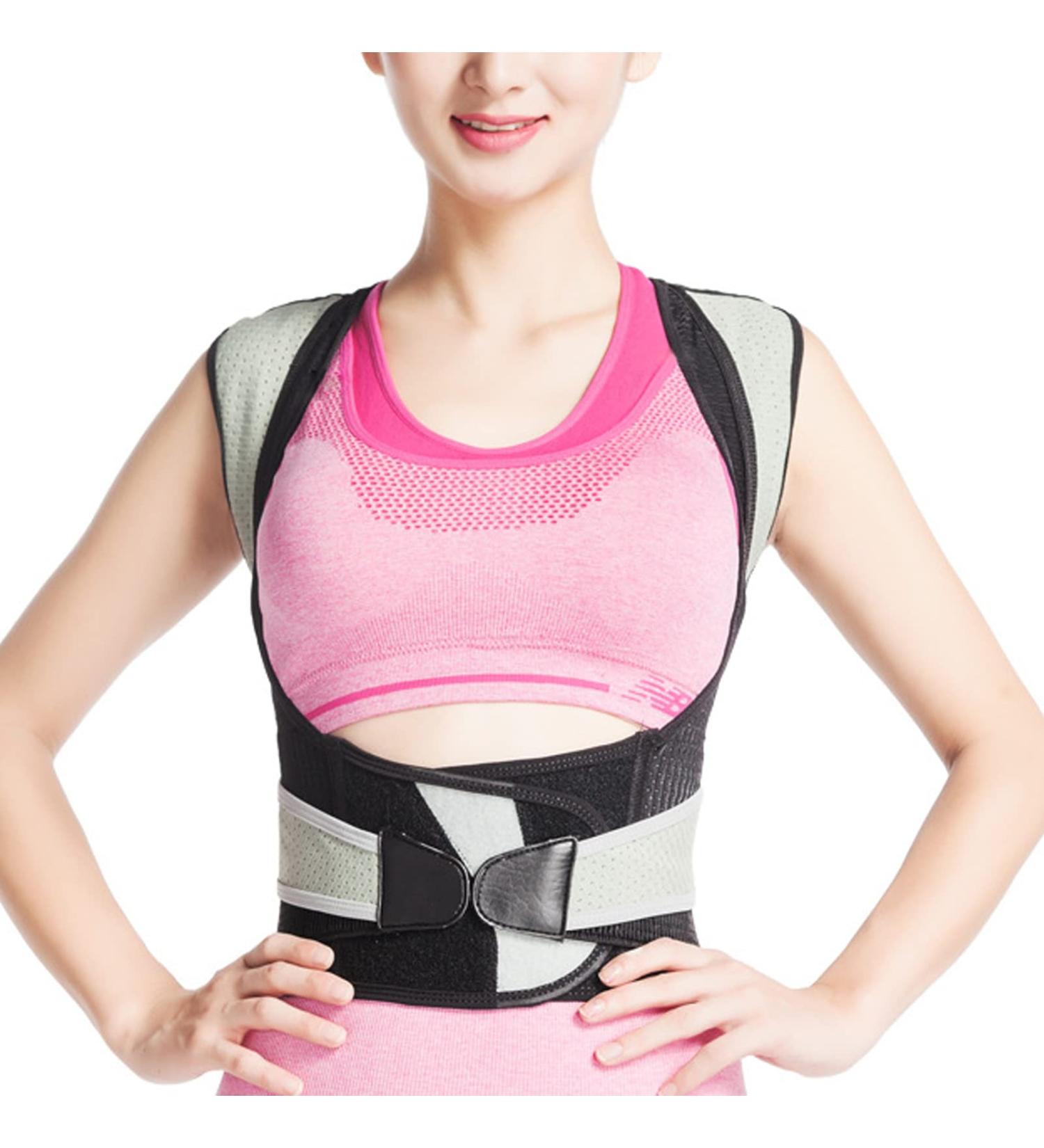 Posture Corrector | Breathable Adjustable Back Straightener for Adults & Children | Scoliosis & Hunchback Support | Pain Relief Brace (M - Buy Online on GoSupps.com