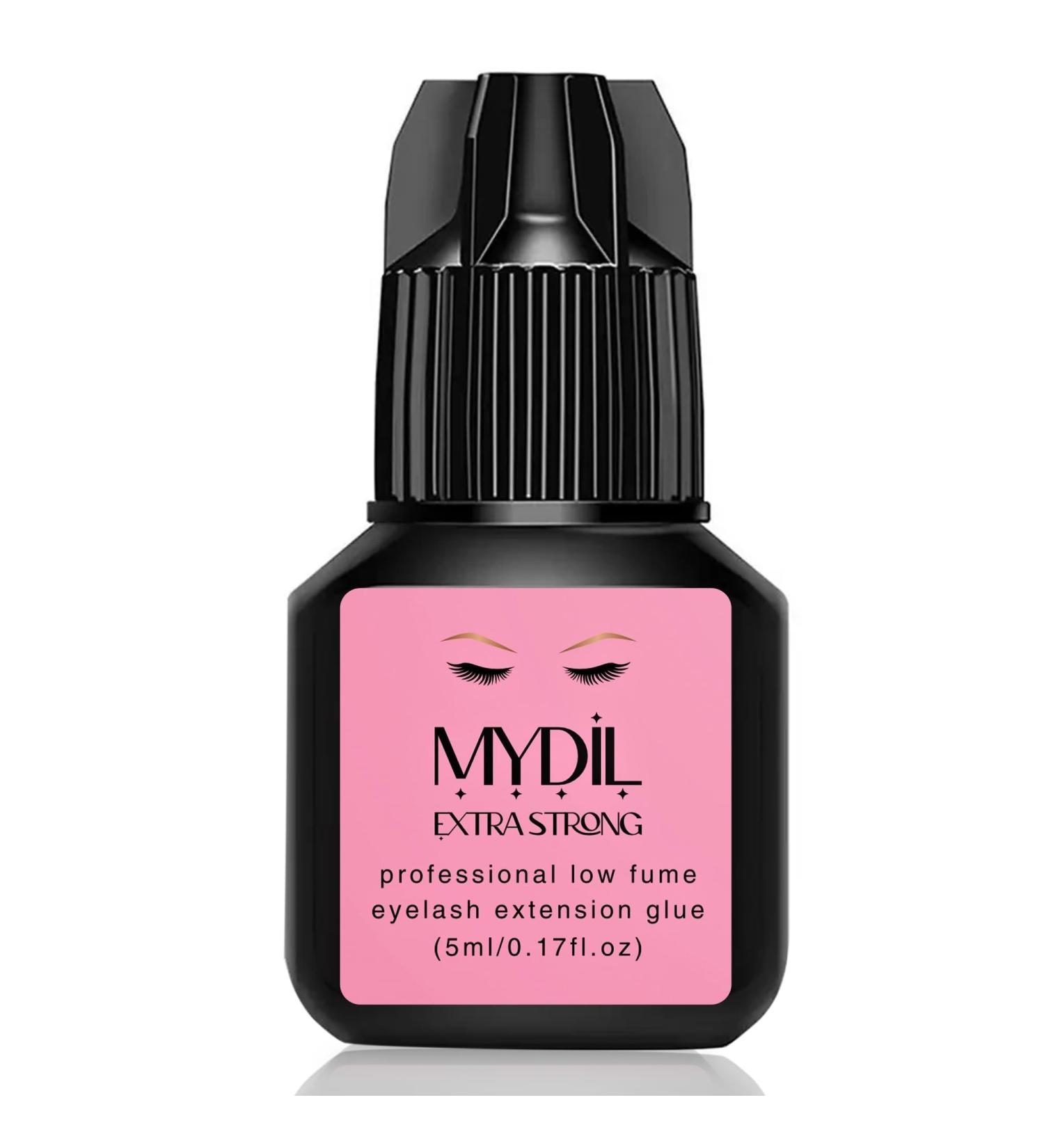 Buy Extra Strong Waterproof Eyelash Extension Glue - Fast Drying Low Fume & 7+ Weeks Retention (5ML - Buy Online on GoSupps.com
