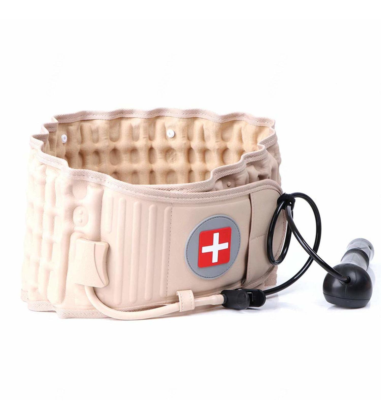FBITE Lumbar Traction | Inflatable Support Belt for Back Pain Relief & Muscle Relaxation - Shop Now - Buy Online on GoSupps.com