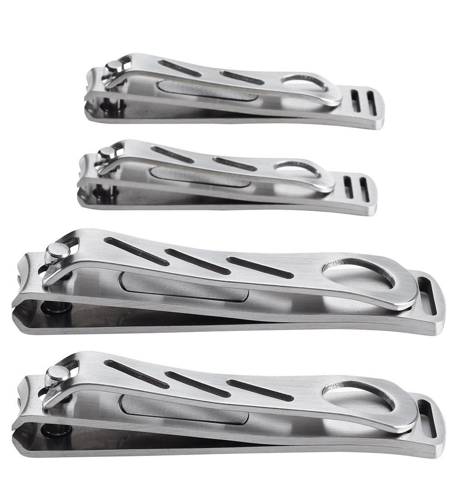 HQY Stainless Steel Nail Clipper Set - Heavy-duty Fingernail and Toenail Clippers - Buy Online on GoSupps.com