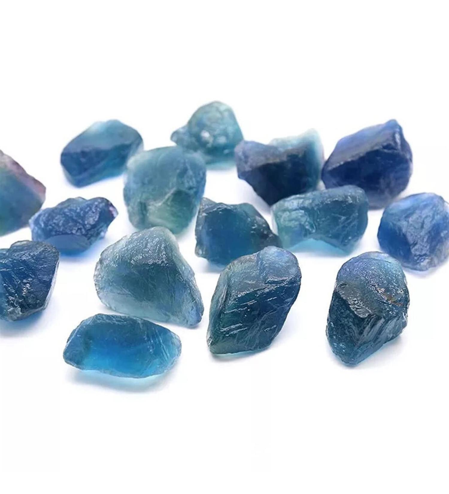 Room Decoration Natural Crystal Rough 100g Lot Bulk Random Natural Blue Fluorite Quartz Rough Raw Crystal Stone Rock Specimen Home Decoration 100g bulk (5-10pcs) - Buy Online on GoSupps.com