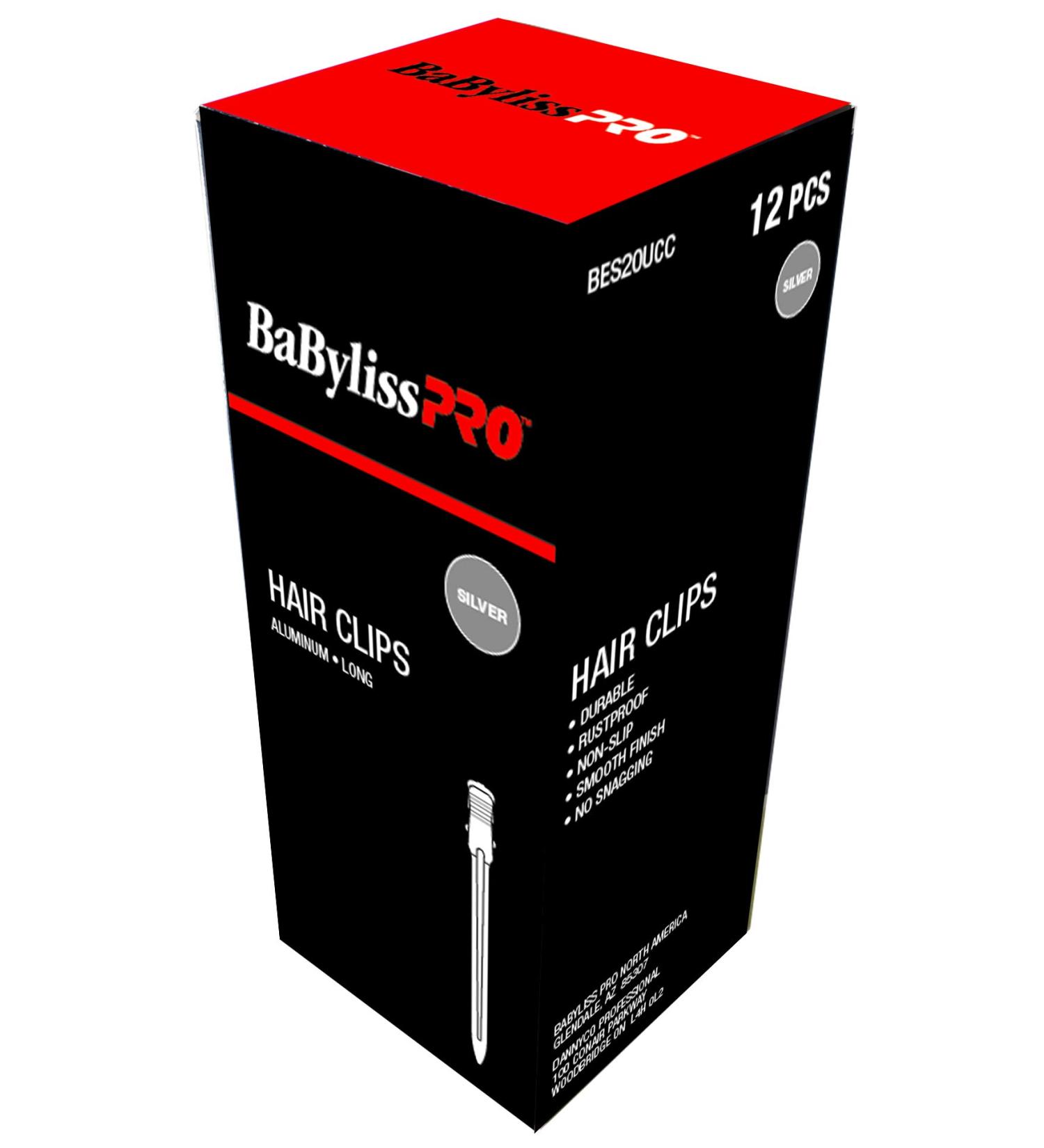 BaBylissPRO Aluminum Do-All Hair Clips 12 per Box