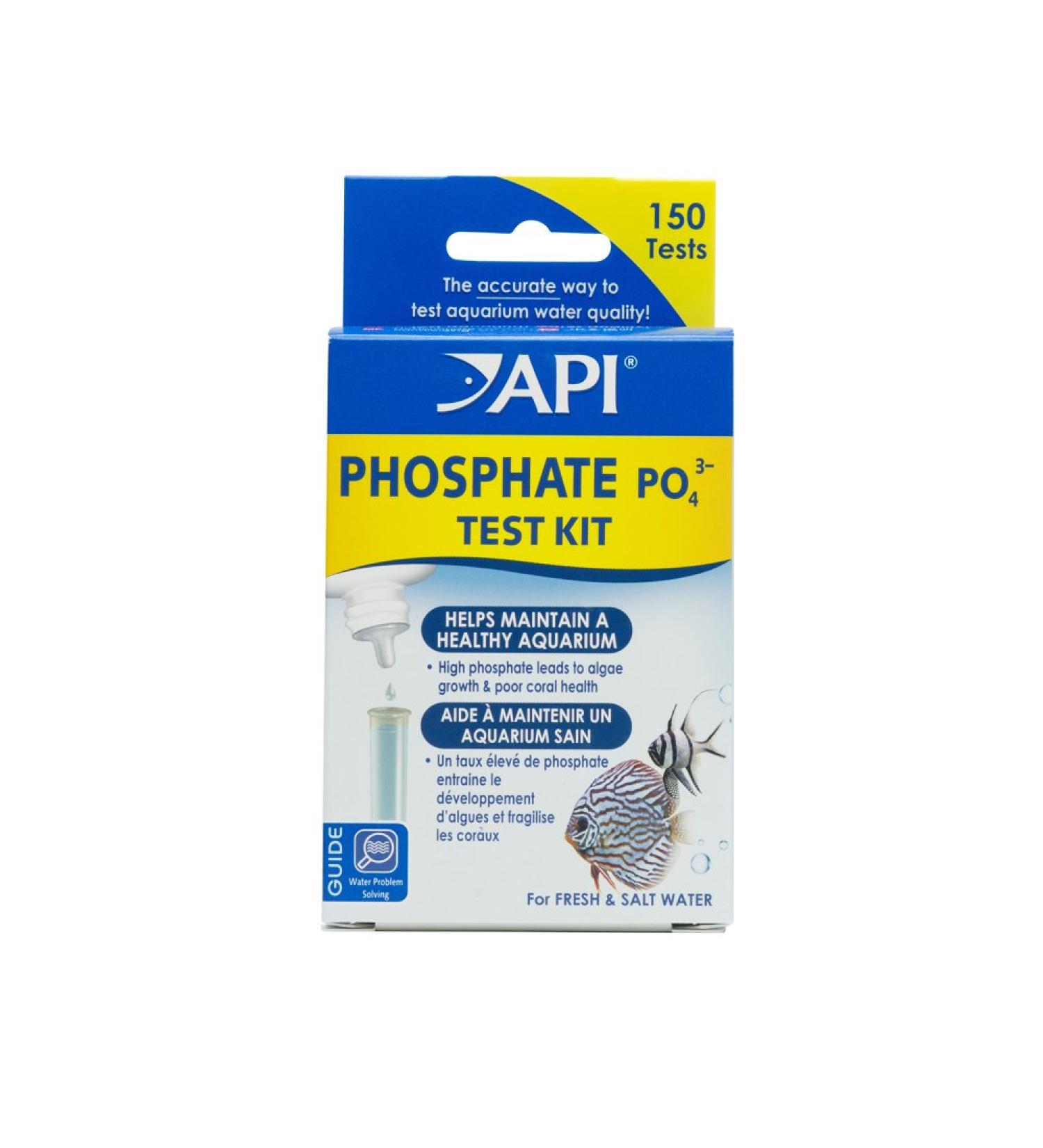 API Phosphate Test Kit for Freshwater and Saltwater - Accurate Water Quality Testing - Buy Online on GoSupps.com