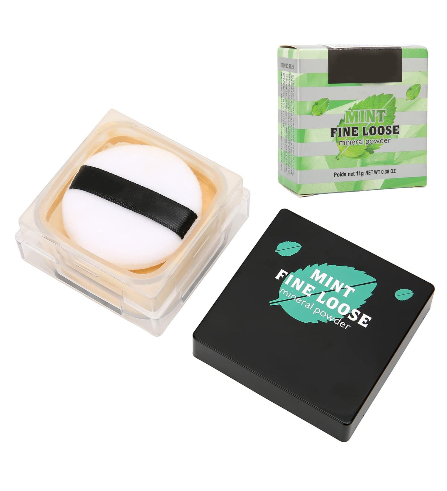 Loose Powder Long Lasting Light Yellow Brighten Skin Colour Refreshing Setting Powder for All Skin Types for Women - Buy Online on GoSupps.com