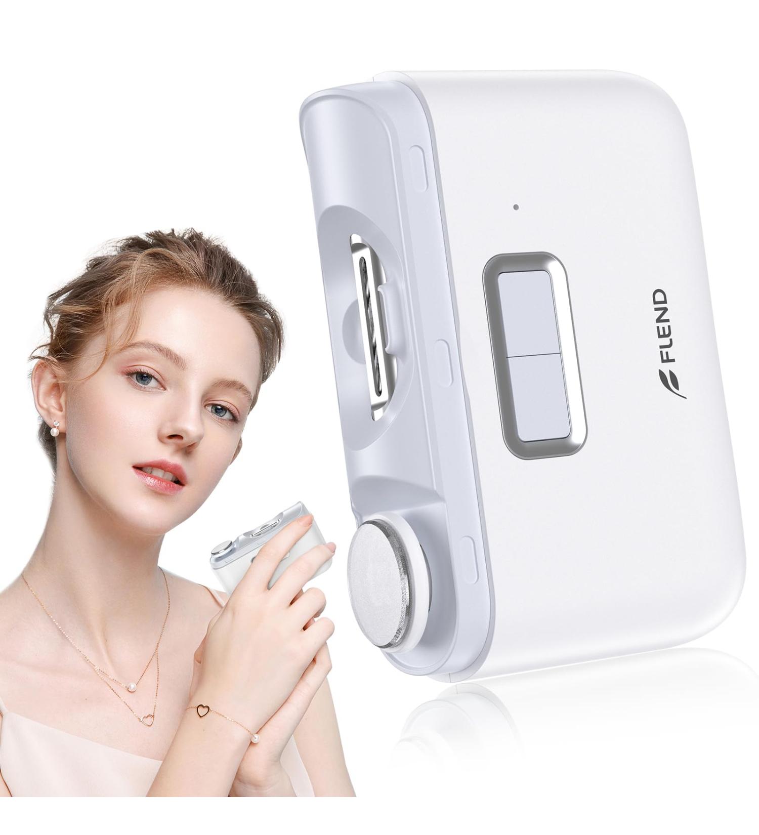 Automatic Electric Nail Clipper 2-in-1 with Trimmer & Light for All Ages - Baby Child Adult & Senior - White - Buy Online on GoSupps.com