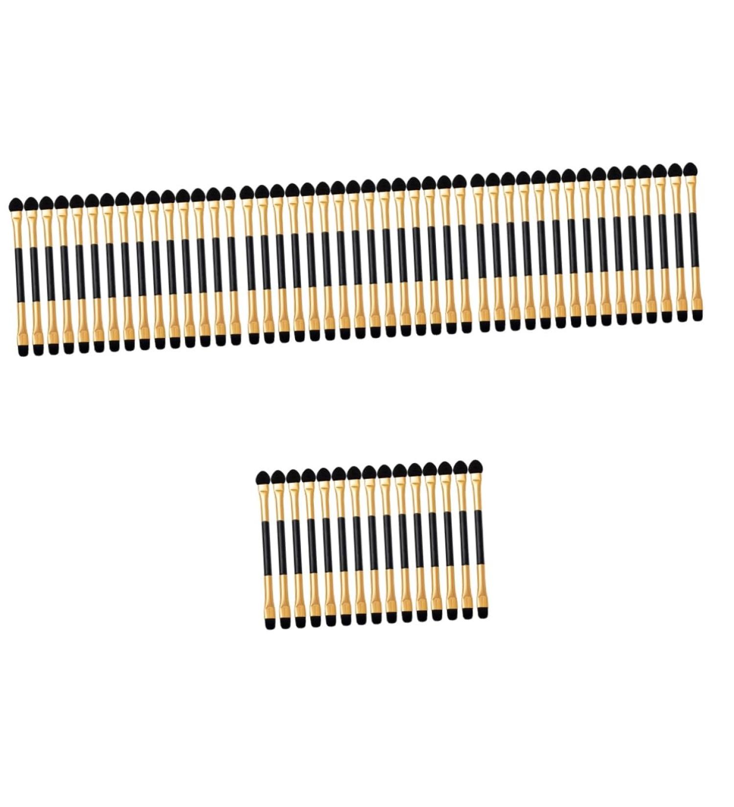 Healeved 60 Pcs Eye Shadow Brush Suits Eyeshadow Sponge Brush Makeup Accessories Shadow Foam Plastic - Buy Online on GoSupps.com