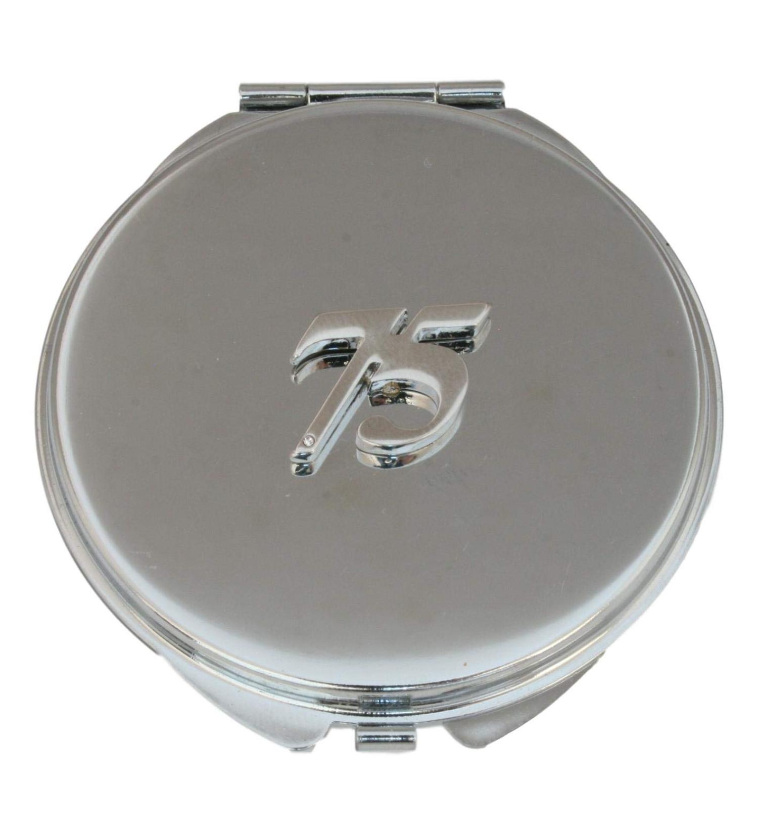 75th Birthday Compact Mirror Handbag Gift With Free Engraving 533 - Buy Online on GoSupps.com