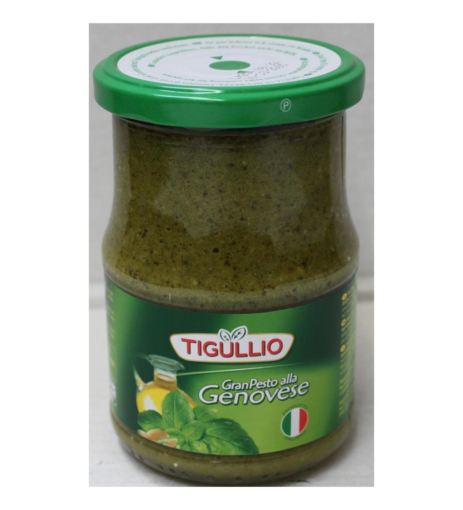 Unbekannt Tigullio Pesto Alla Genovese Pesto Pesto avec noix (verre 500 ml)