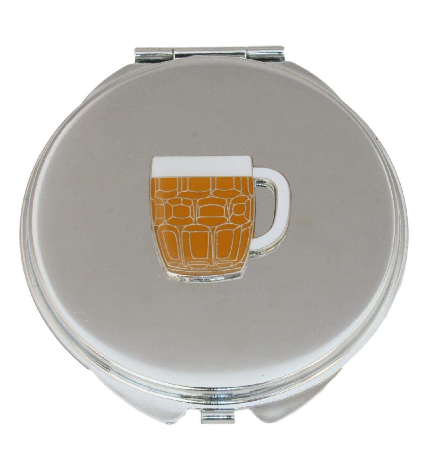 Pint of Beer Compact Mirror Handbag Gift With Free Engraving 553 - Buy Online on GoSupps.com
