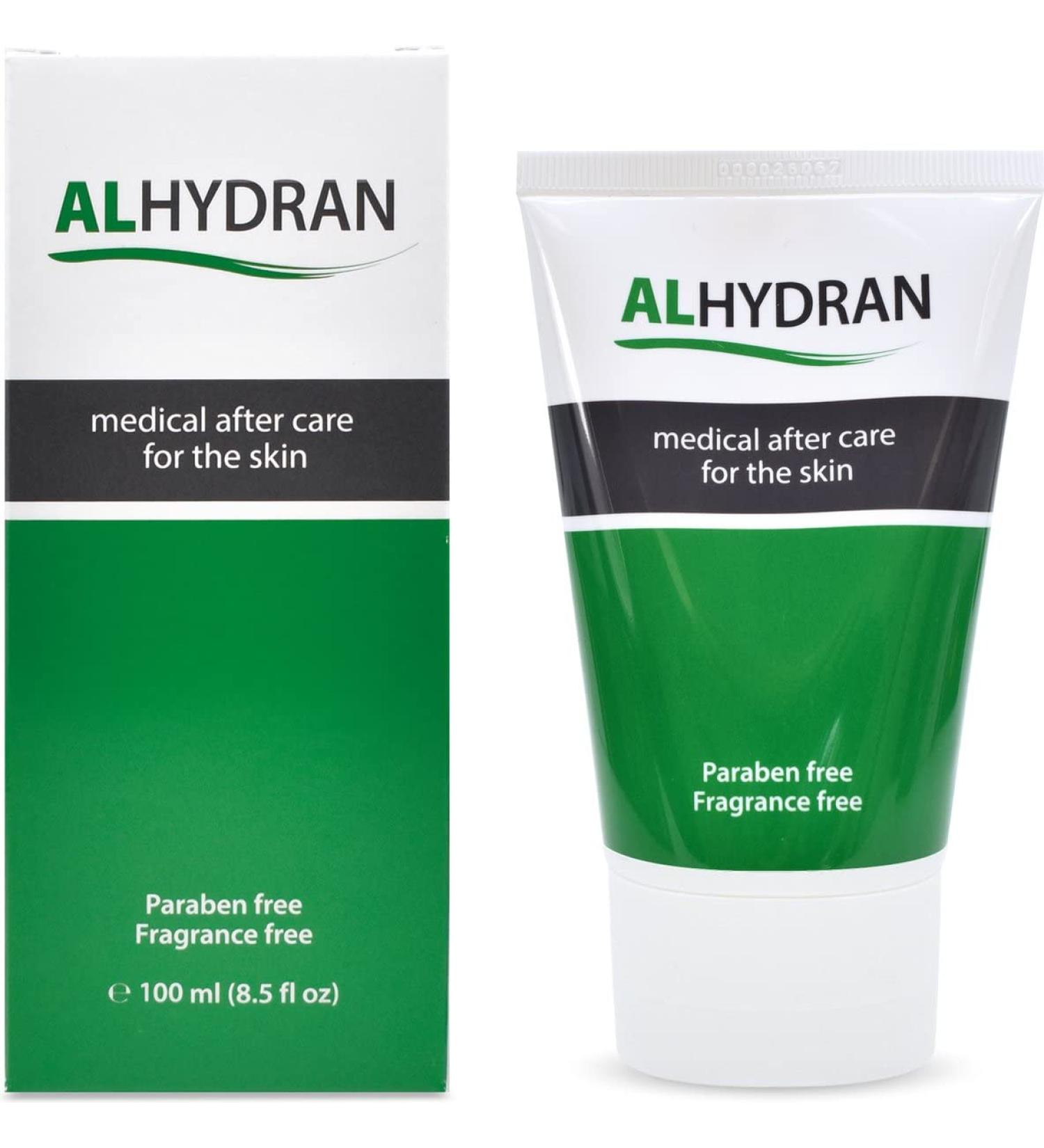 Alhydran After Care for Skin | 100ml - Scars, Dry Skin, Eczema, Itching, Burns, Wounds | Post-Radiotherapy & Surgery Skin Relief - Buy Online on GoSupps.com