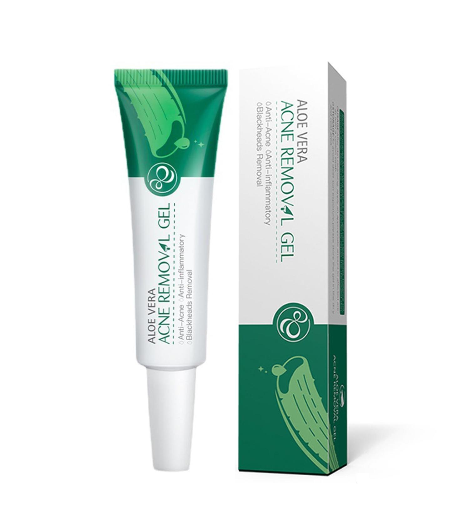 Acne Spot Treatment Cream Aloe Vera Acne Removal Gel Spot Cream Targets Acne Pimples Blemishes and Blackhead Removal Acne Cream Anti-Acne Oil-control Remove pimples Shrink Pores - Buy Online on GoSupps.com