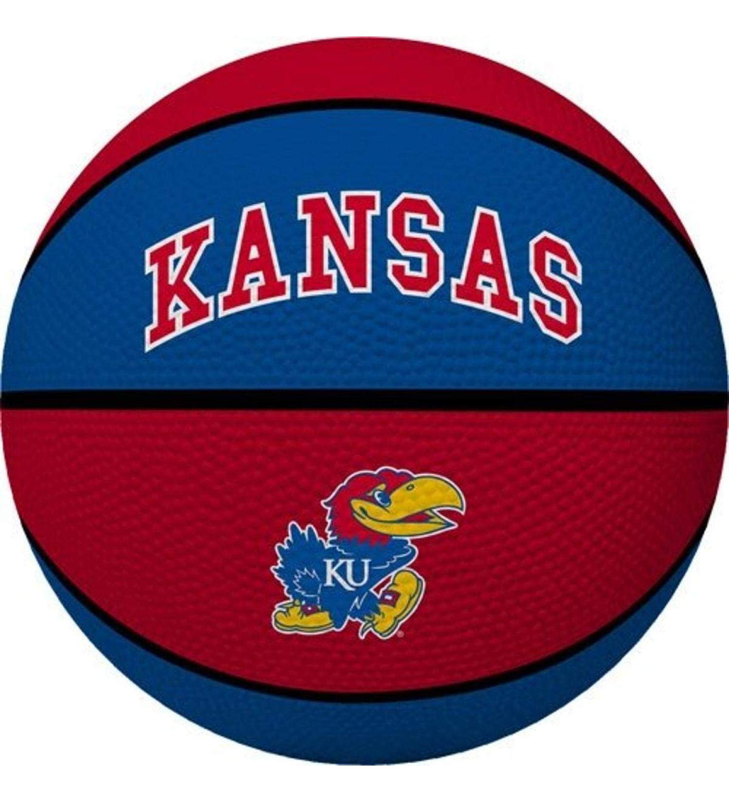 NCAA Crossover Full Size Basketball by Rawlings Kansas Jayhawks